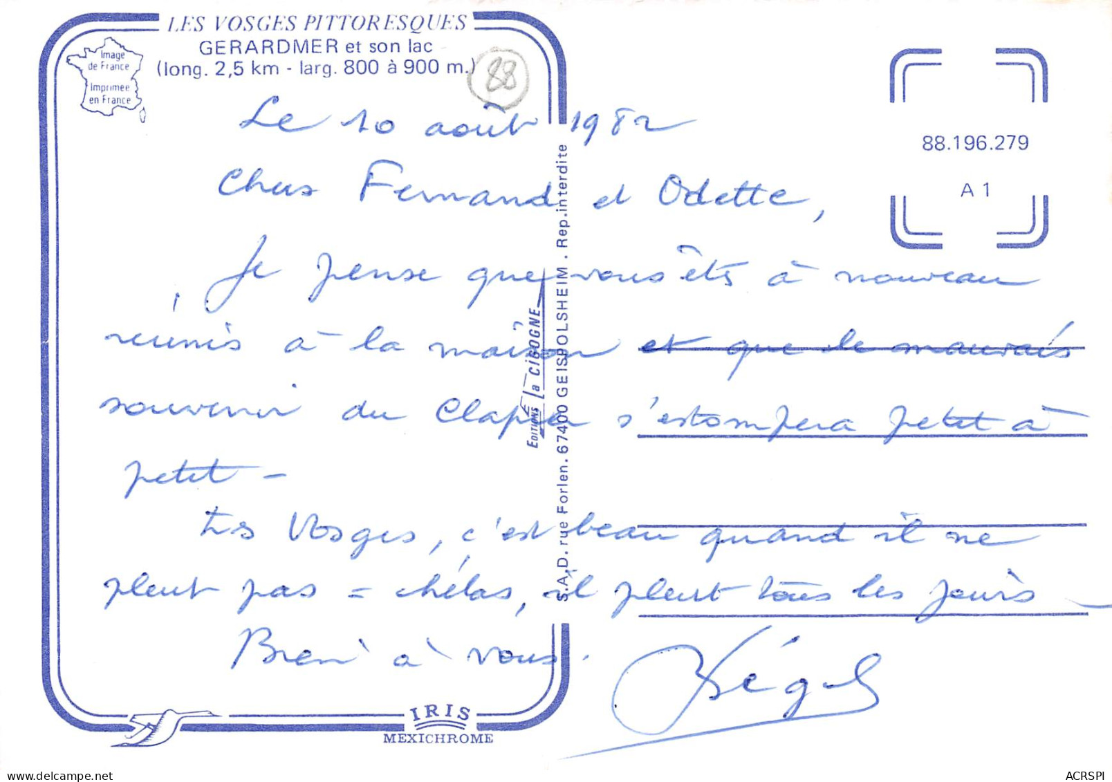 88 GERARDMER  Régate Sur Le Lac  3 (scan Recto Verso)MF2771UND - Gerardmer