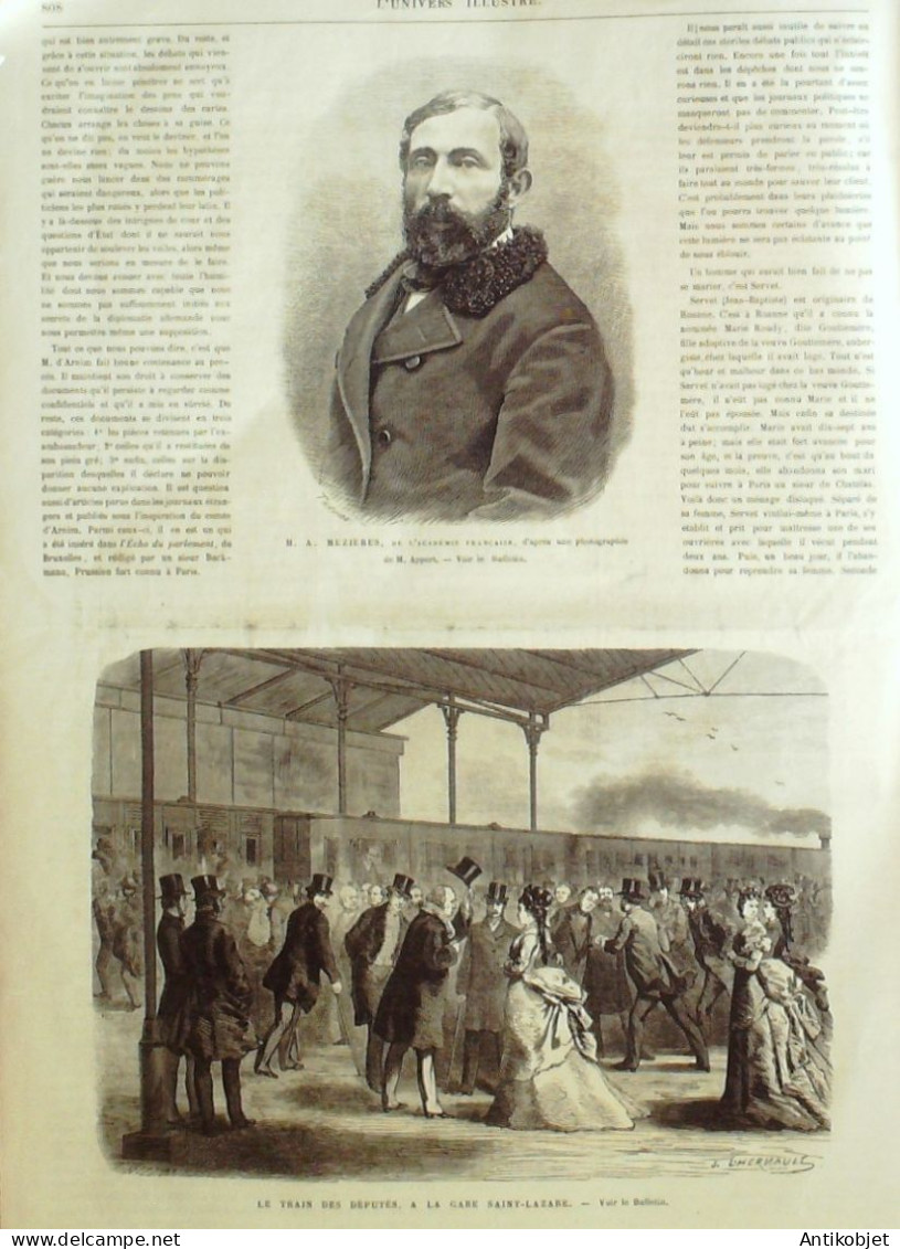 L'Univers Illustré 1874 N°1030 Irlande Kork Espagne Estella Don Carlos Egypte Boulaq Maharajah Scindiah - 1850 - 1899