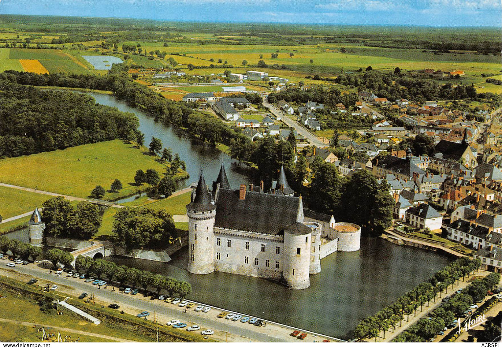 45  SULLY SUR LOIRE La Forteresse Féodale Entourée Par La SANGE  60 (scan Recto Verso)MF2772BIS - Sully Sur Loire