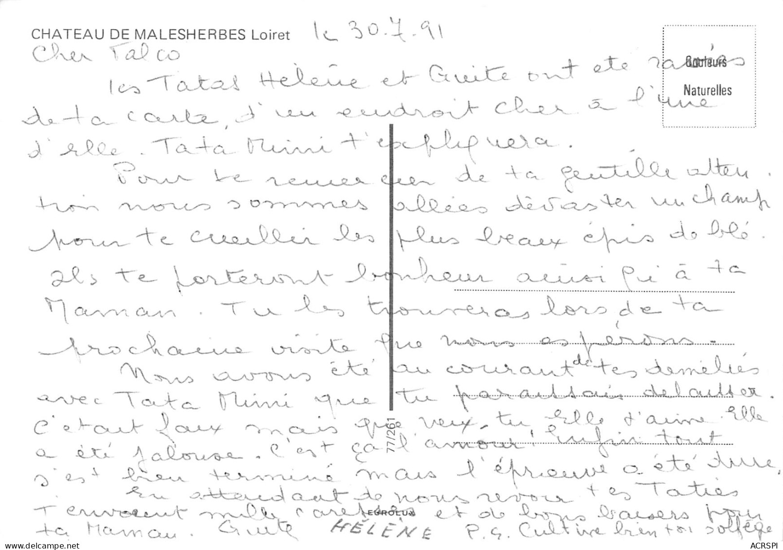 45 MALESHERBES  Le Chateau   73 (scan Recto Verso)MF2772BIS - Malesherbes