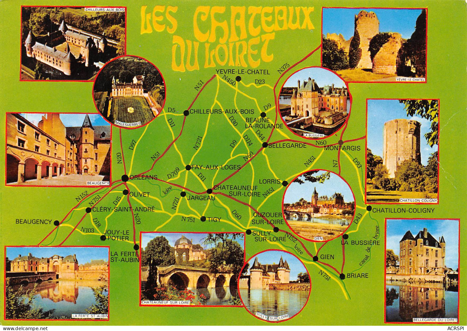 45 LOIRET Les Chateaux Du Département  87 (scan Recto Verso)MF2772BIS - Sully Sur Loire