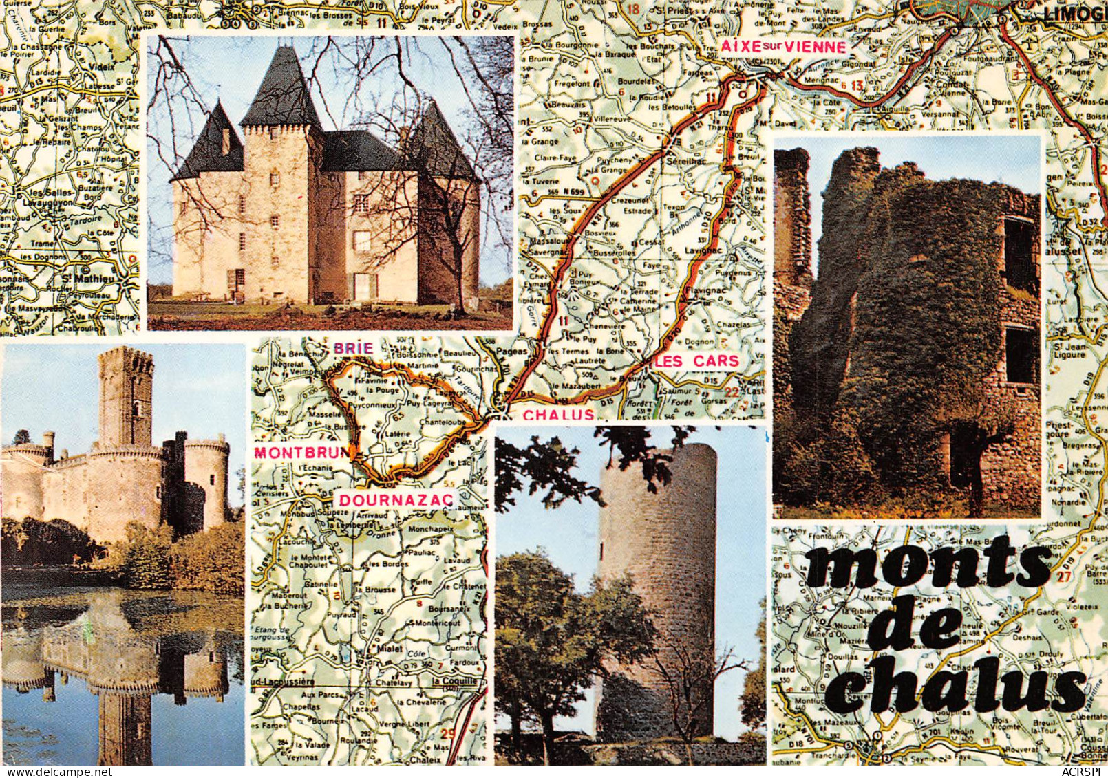 87  Cirquit Des Monts De CHALUS  42 (scan Recto Verso)MF2772TER - Chalus