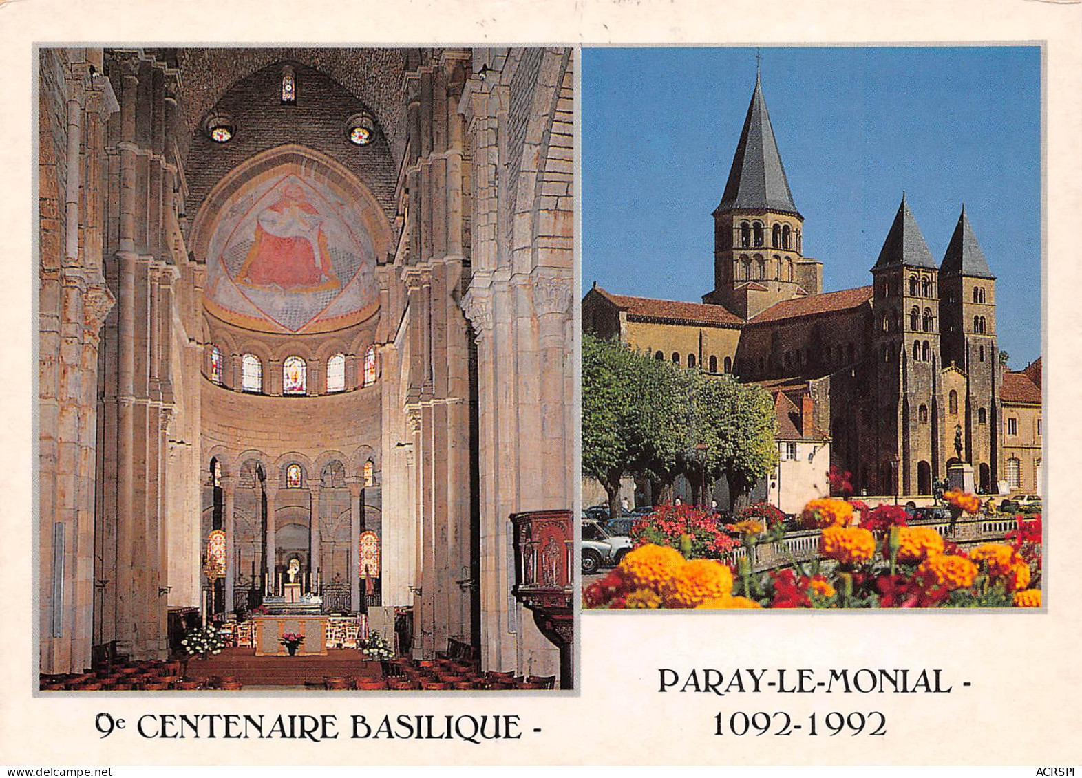 71 PARAY LE MONIAL  9e Centenaire De La Basilique Romane  32 (scan Recto Verso)MF2772UND - Paray Le Monial