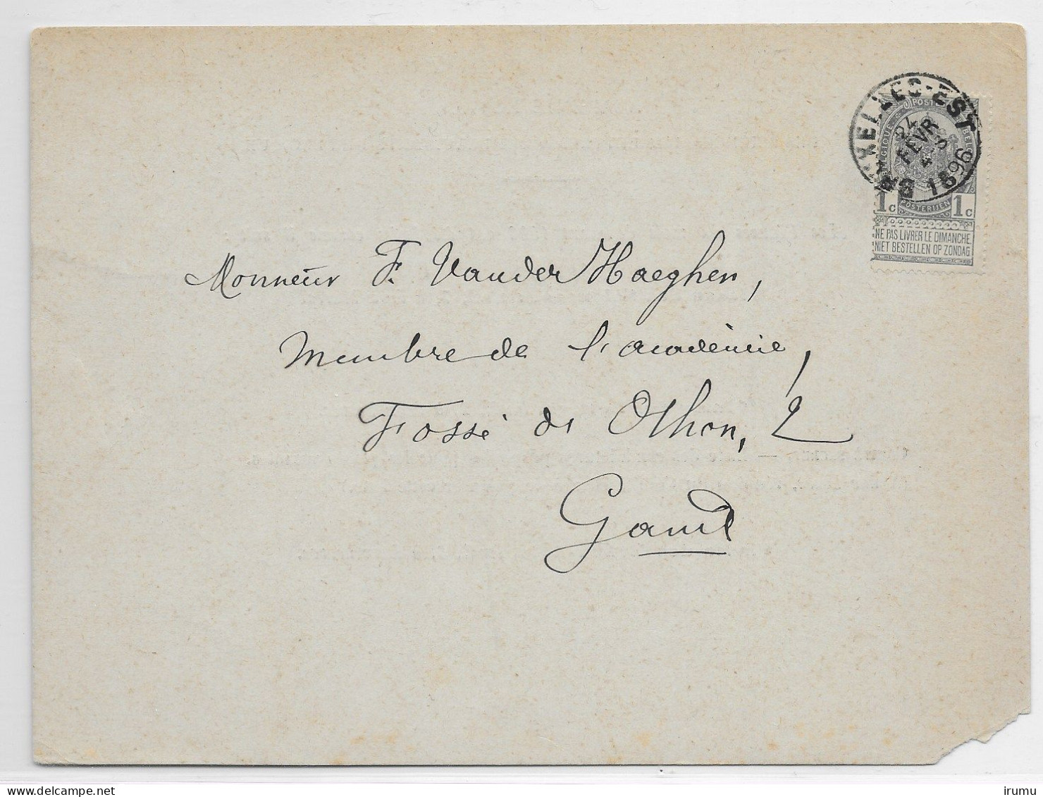 1c Op Document (SN 2955) - 1893-1907 Armarios