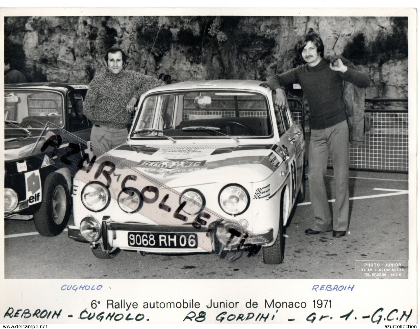 R8 GORDINI . 6EM RALLYE AUTO JUNIOR DE MONACO . 1971 - Automobile