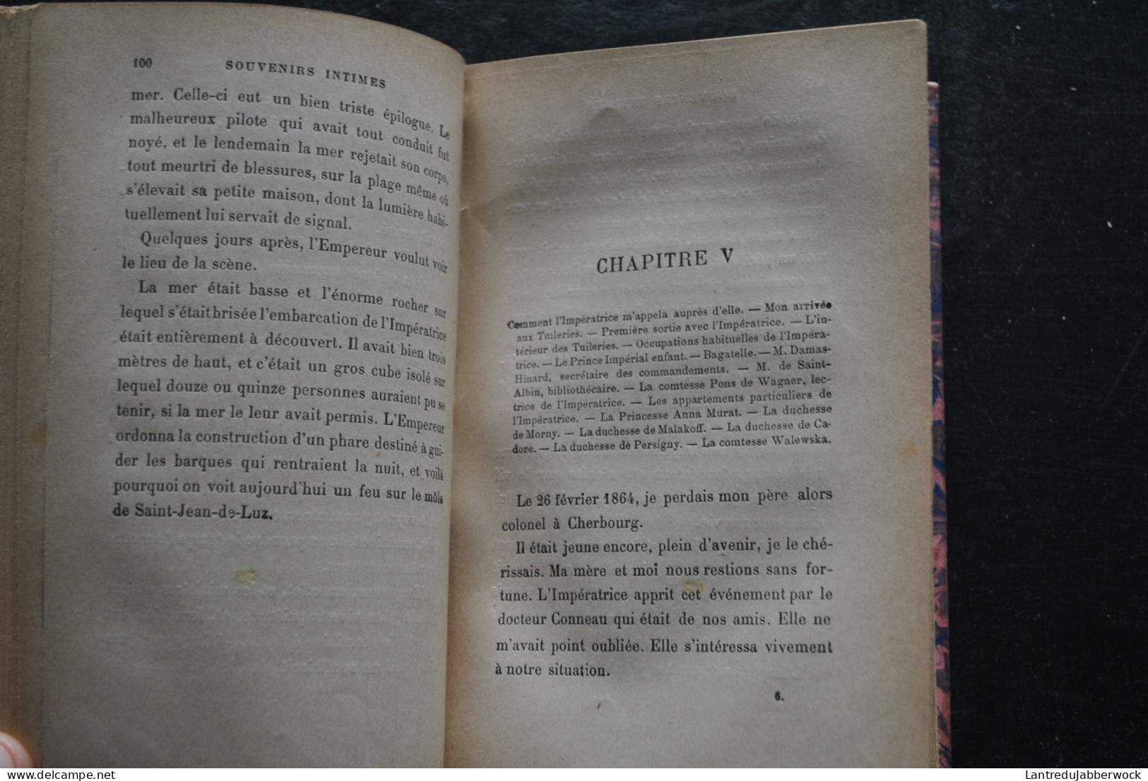 Madame Carette née Bouvet Souvenirs intimes de la cour des Tuileries COMPLET EN 3 TOMES Série Paul Ollendorff 1890 1891