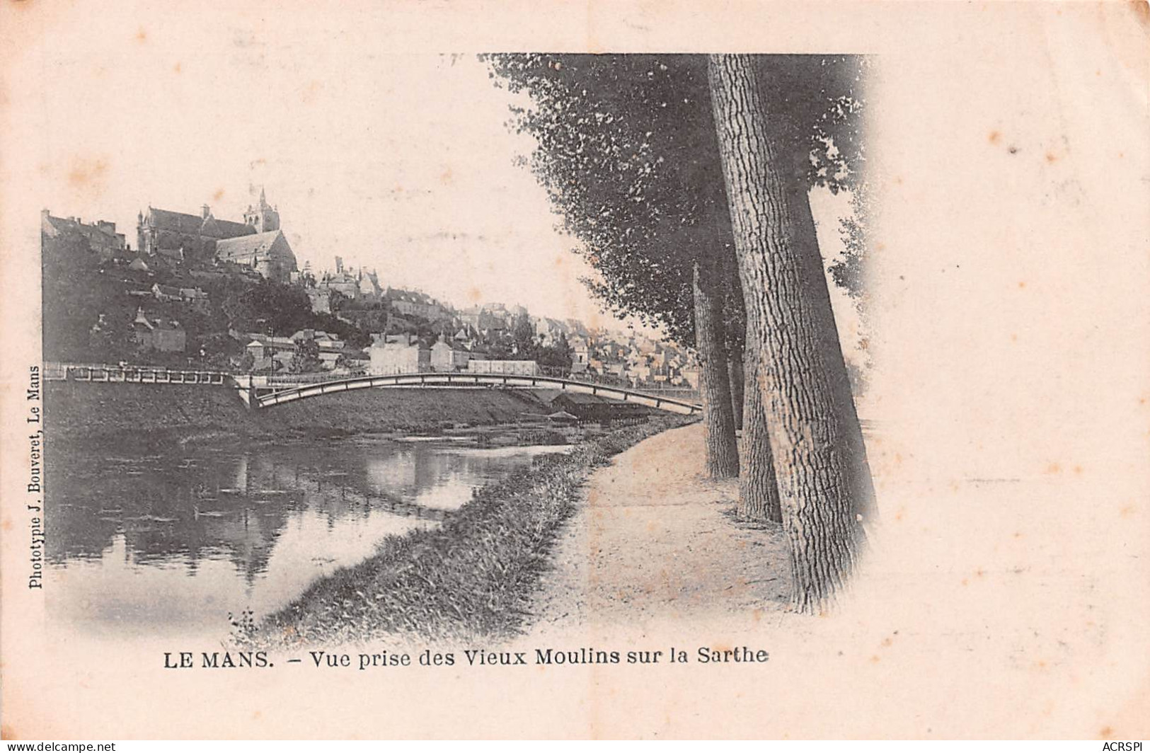 72 LE MANS Vue Prise Des Vieux Moulins 18 (scan Recto Verso)MF2774TER - Le Mans
