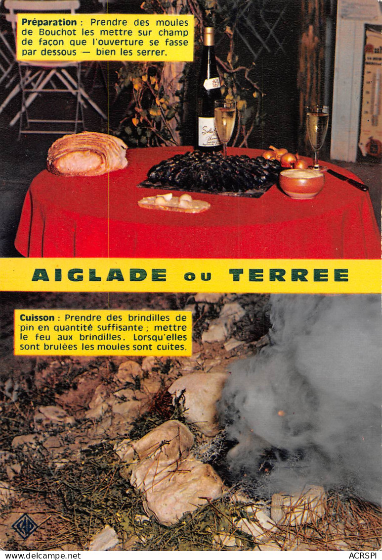 Recette De L' AIGLADE Ou TERREE Moules De Bouchot  61 (scan Recto Verso)MF2774TER - Recettes (cuisine)