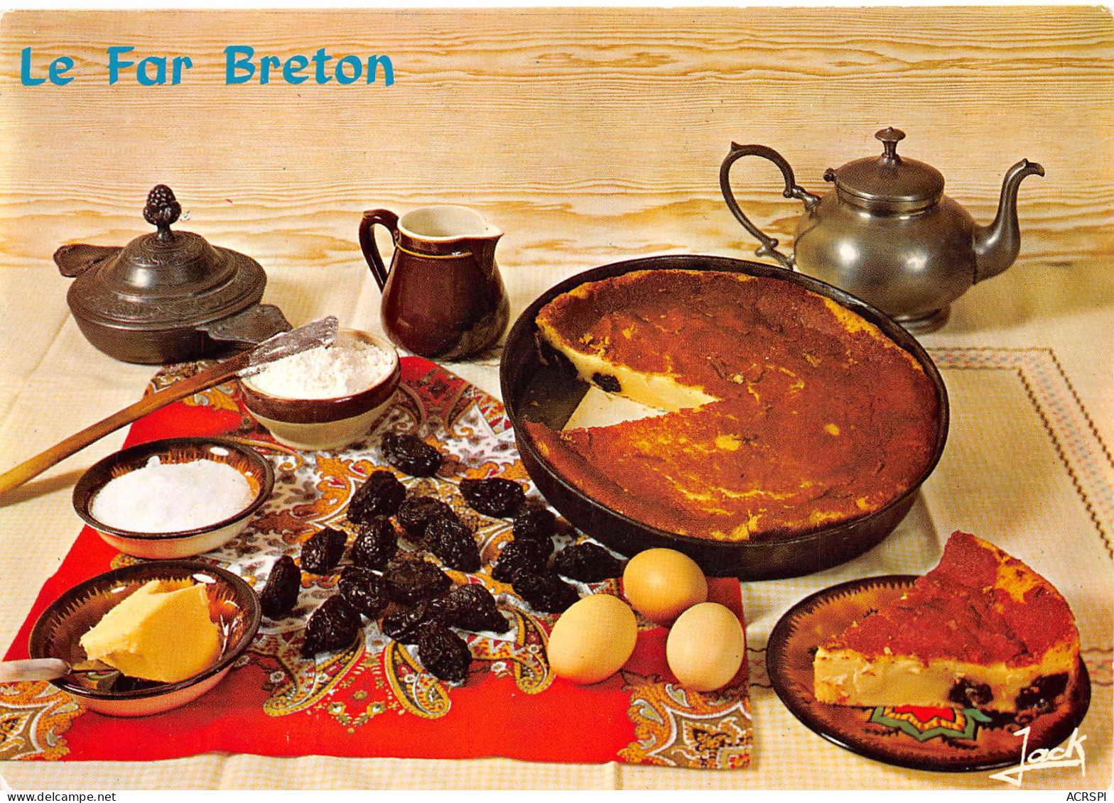 Recette Du FAR BRETON  63 (scan Recto Verso)MF2774TER - Recipes (cooking)