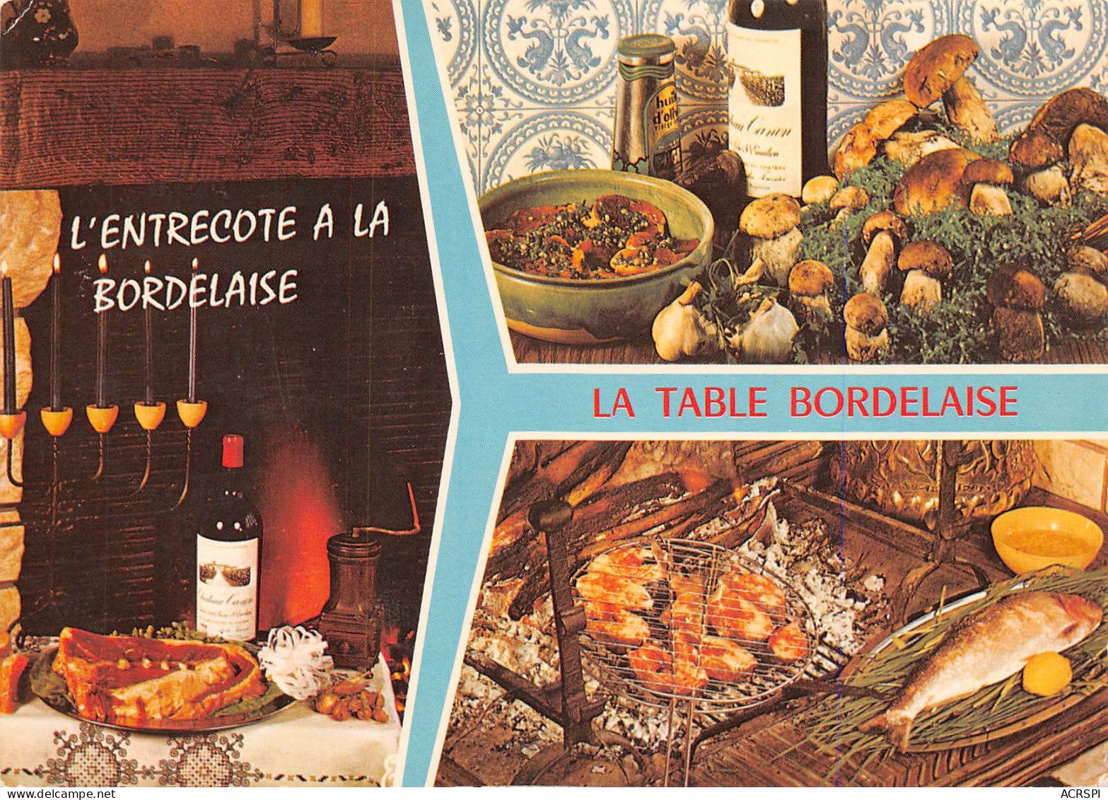 Recette De L' ENTRECOTE BORDELAISE  65 (scan Recto Verso)MF2774TER - Recipes (cooking)