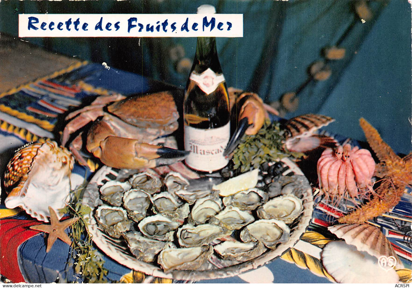 Recette Des Fruits De Mer Sauce Pour Huitres   68 (scan Recto Verso)MF2774TER - Recettes (cuisine)