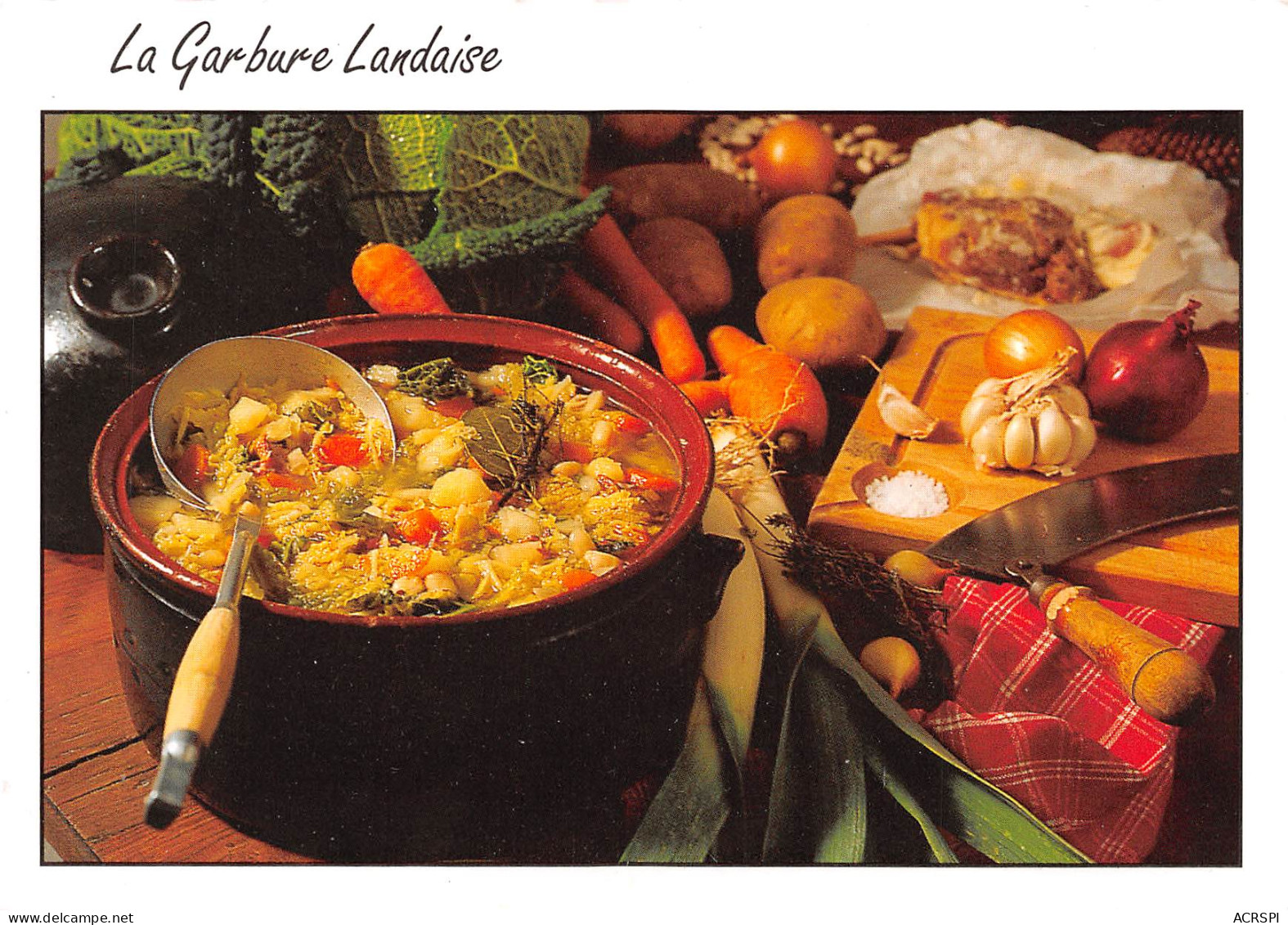 RECETTE La Garbure Landaise  48 (scan Recto Verso)MF2774UND - Recipes (cooking)