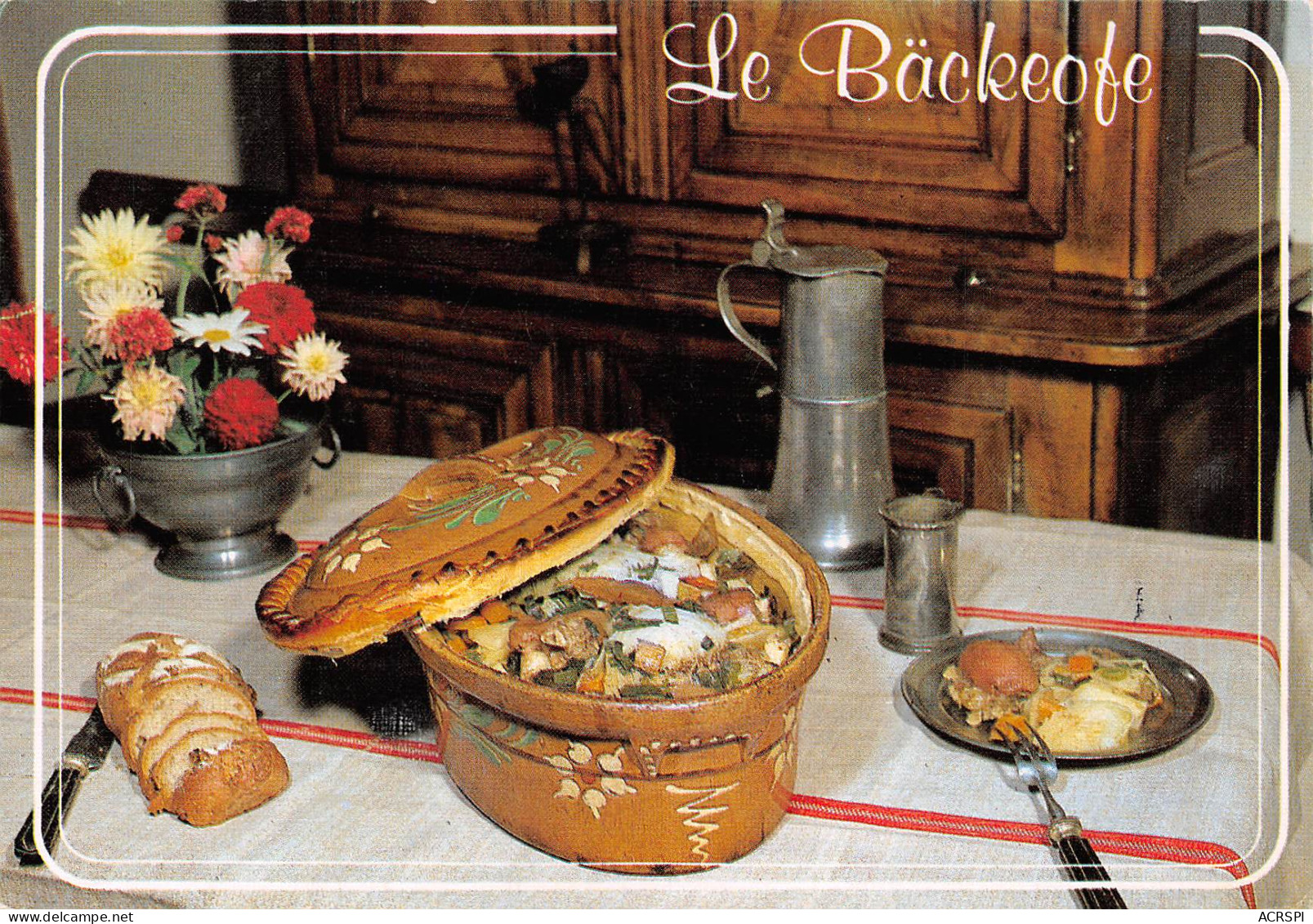 RECETTE  Le BACKEOFE D'Alsace   51 (scan Recto Verso)MF2774UND - Recetas De Cocina