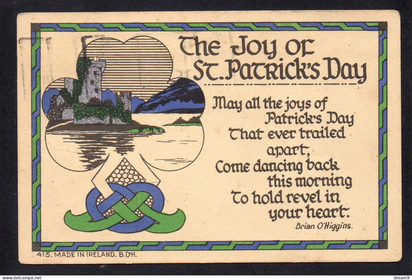 IRLANDE - The Joy Of St Patrick's Day - Brian O'Higgins - Autres & Non Classés