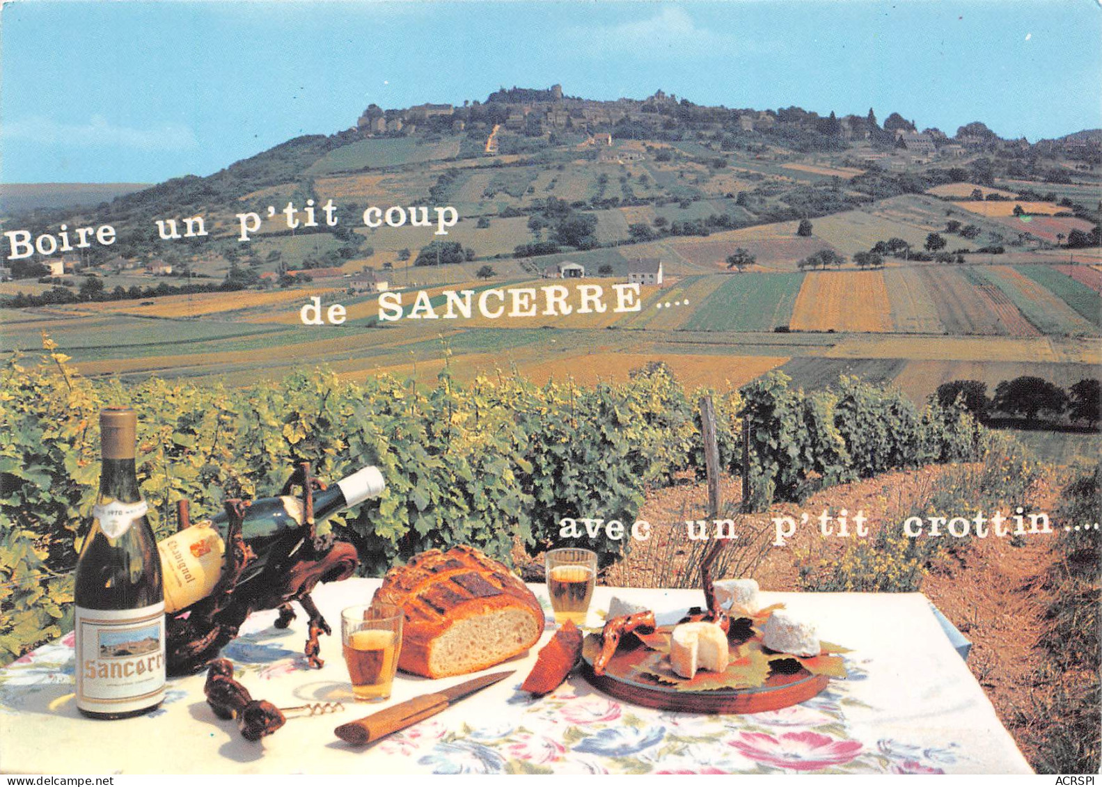 18 SANCERRE Vin Et Crottin De Chavignol    51 (scan Recto Verso)MF2774VIC - Recettes (cuisine)