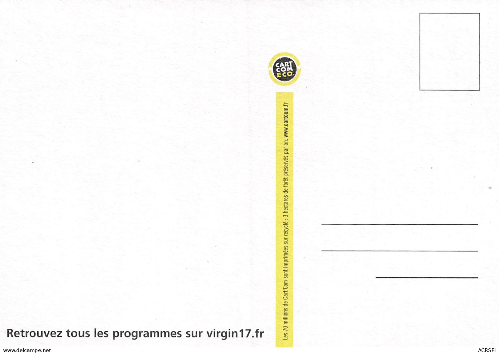VIRGIN 17 Get More Music  Spectacle    PUB Publicité   60 (scan Recto Verso)MF2774VIC - Advertising