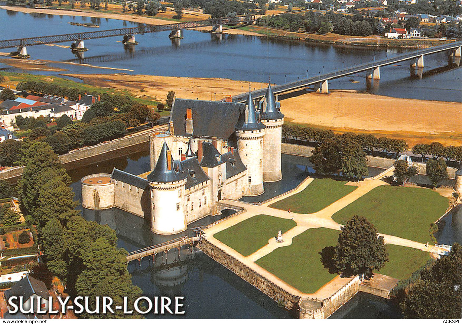 45 SULLY SUR LOIRE Le Chateau Entouré De La SANGE  14 (scan Recto Verso)MF2775TER - Sully Sur Loire