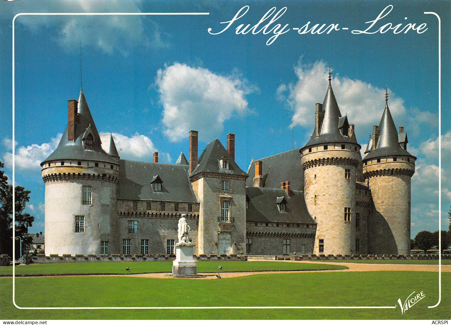 45 SULLY SUR LOIRE Le Chateau  La Facade D'entrée Sur Le Parc  16 (scan Recto Verso)MF2775TER - Sully Sur Loire