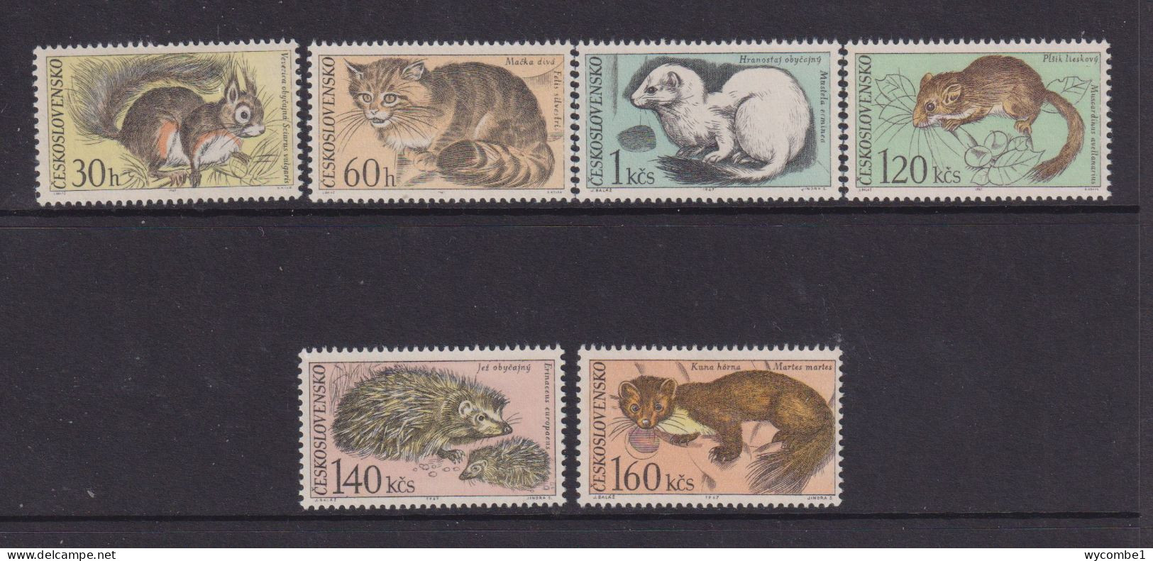 CZECHOSLOVAKIA  - 1967 Animals Of Tatra National Park Set Never Hinged Mint - Nuevos