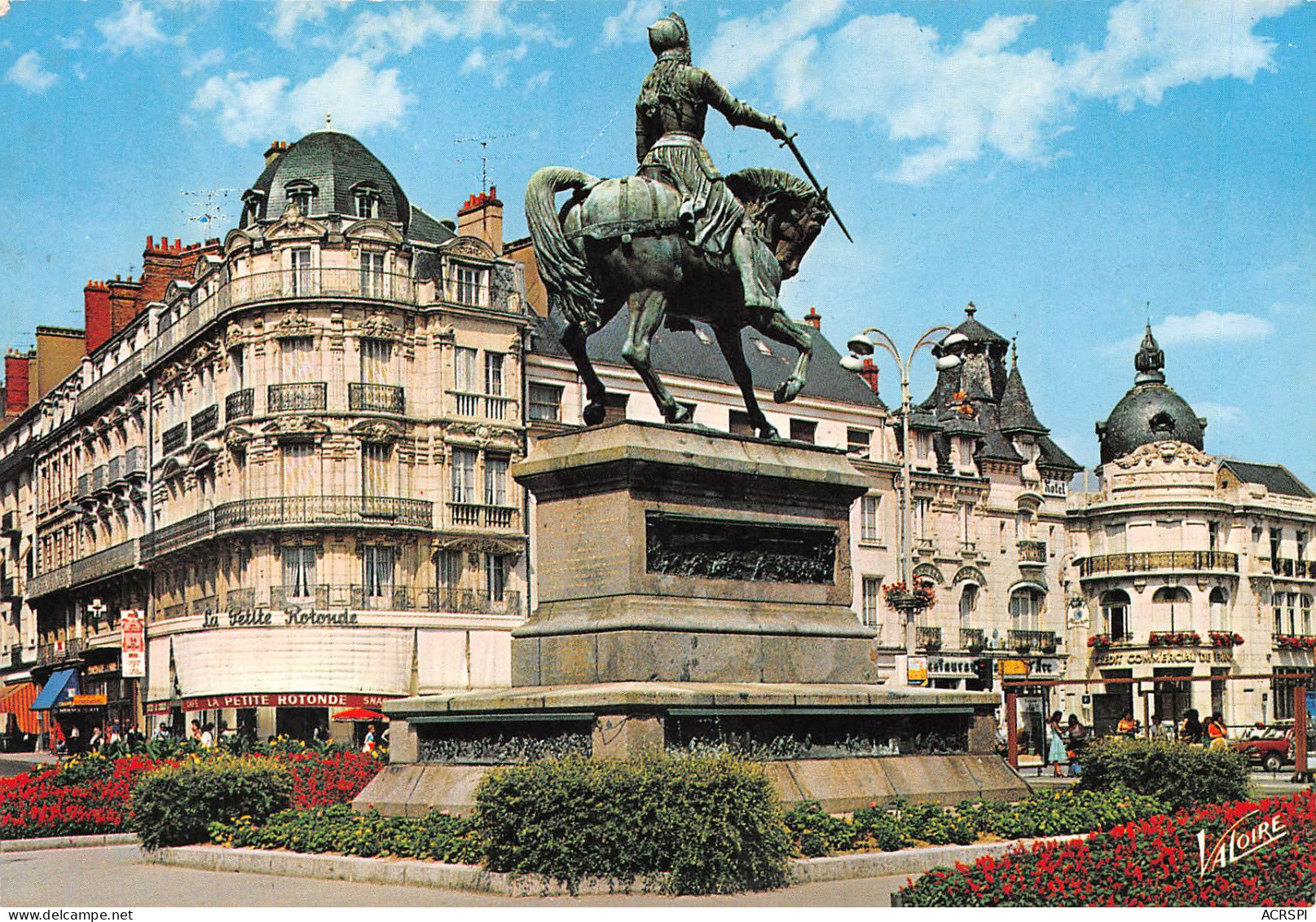45 ORLEANS  Place Du Martroi Statue De Jeanne D'ARC   37 (scan Recto Verso)MF2775TER - Orleans