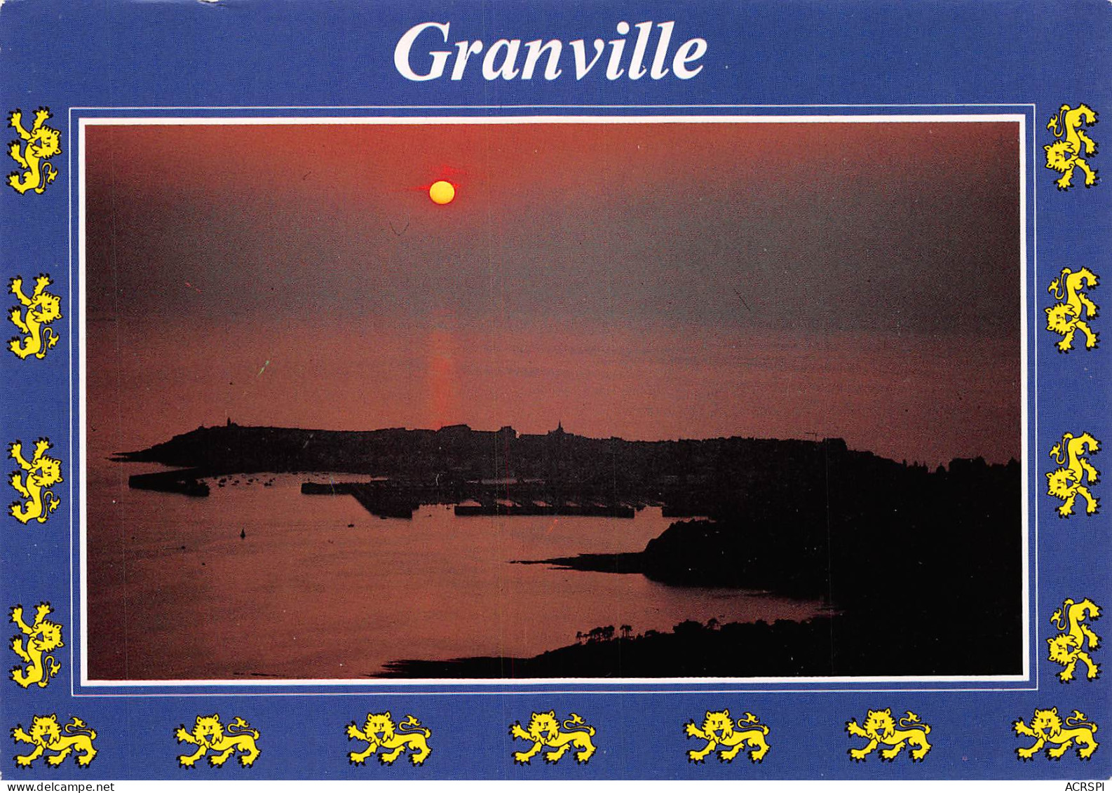 50 GRANVILLE  Coucher De Soleil Sur La Pointe Du ROC   41 (scan Recto Verso)MF2775UND - Granville