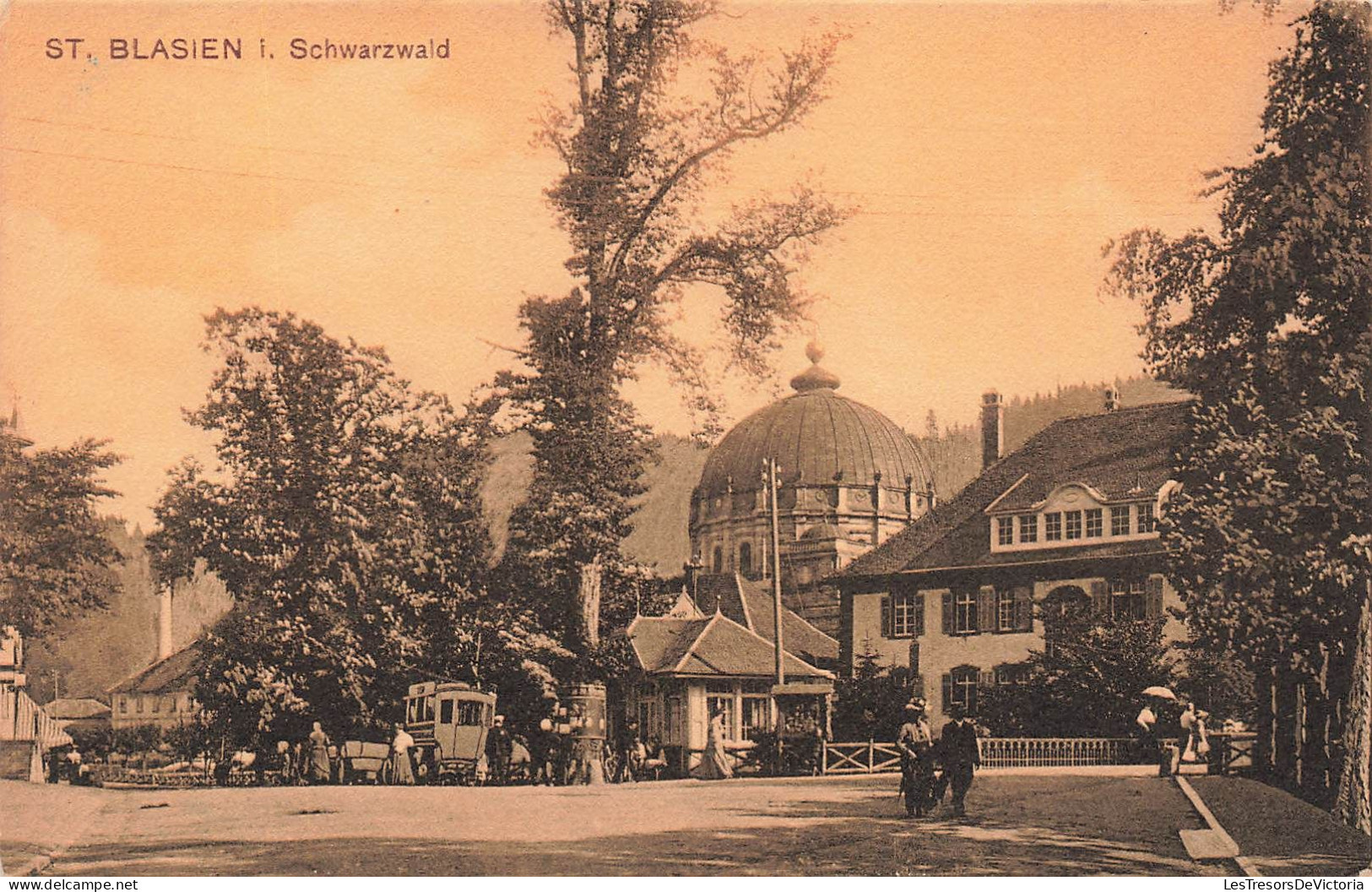 ALLEMAGNE - St Blasien Im Schwarzwald - Animé -  Carte Postale Ancienne - Freiburg I. Br.