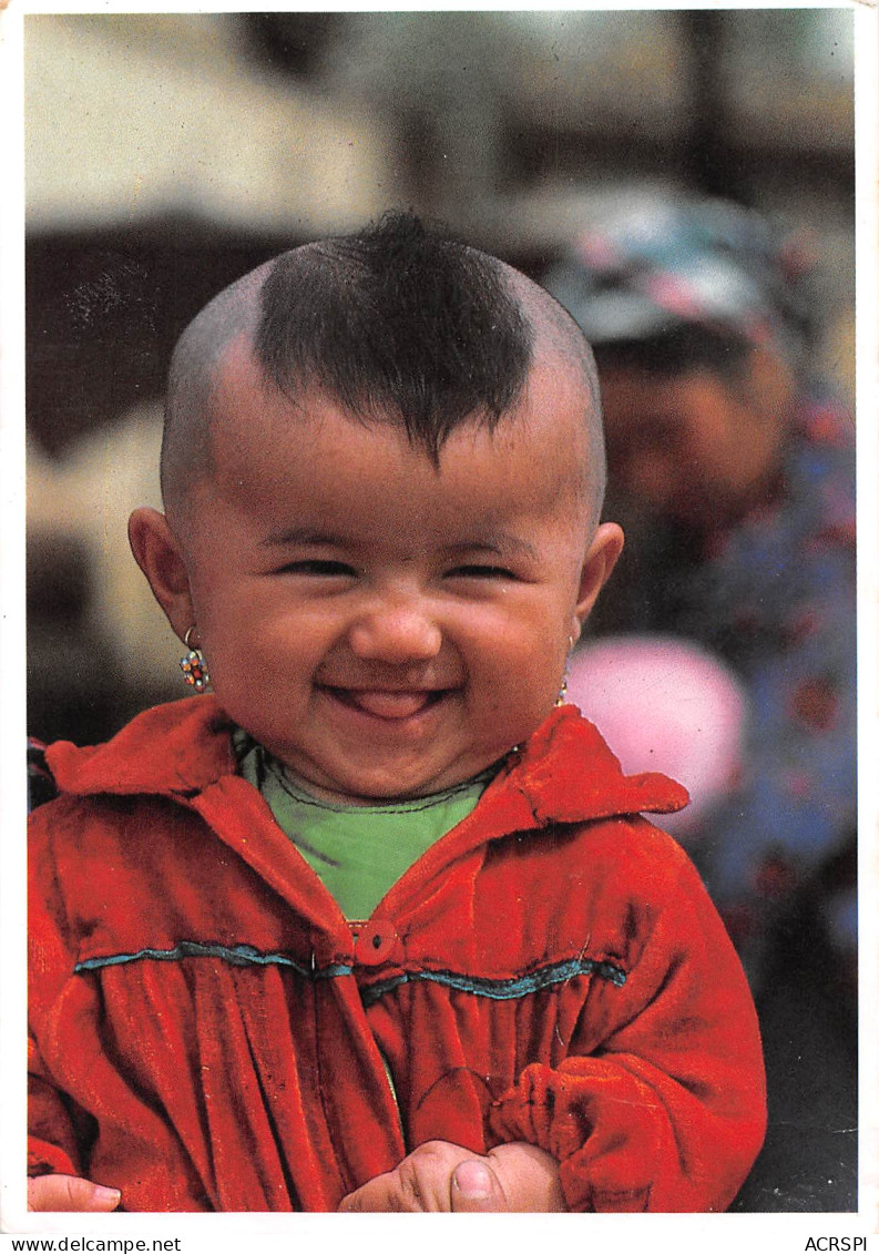 MONGOLIE Portrait D'un Enfant De Kevin Kling  54 (scan Recto Verso)MF2775VIC - Mongolia