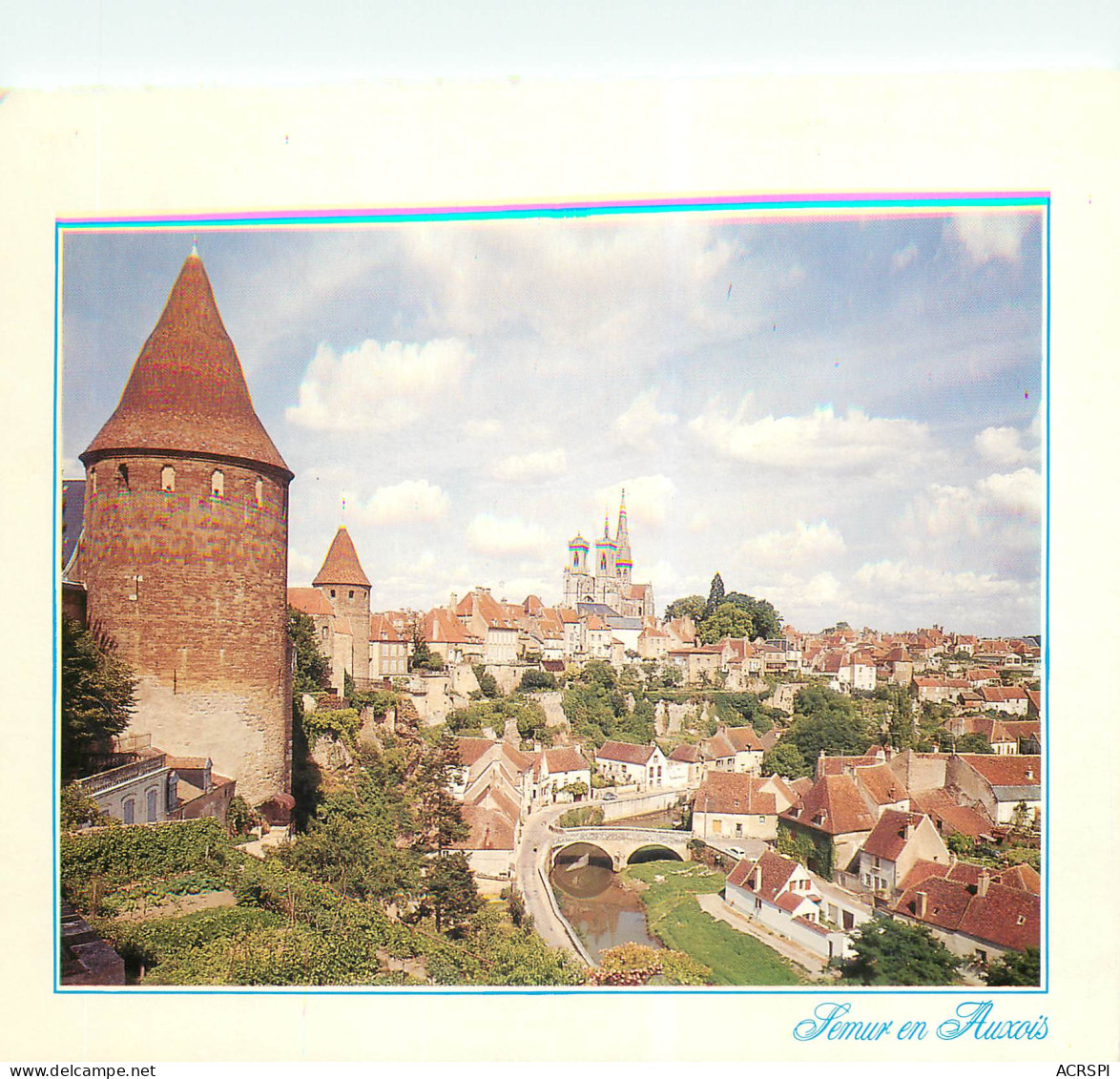 SEMUR EN AUXOIS Vue Generale 18(scan Recto Verso)MF2776 - Semur