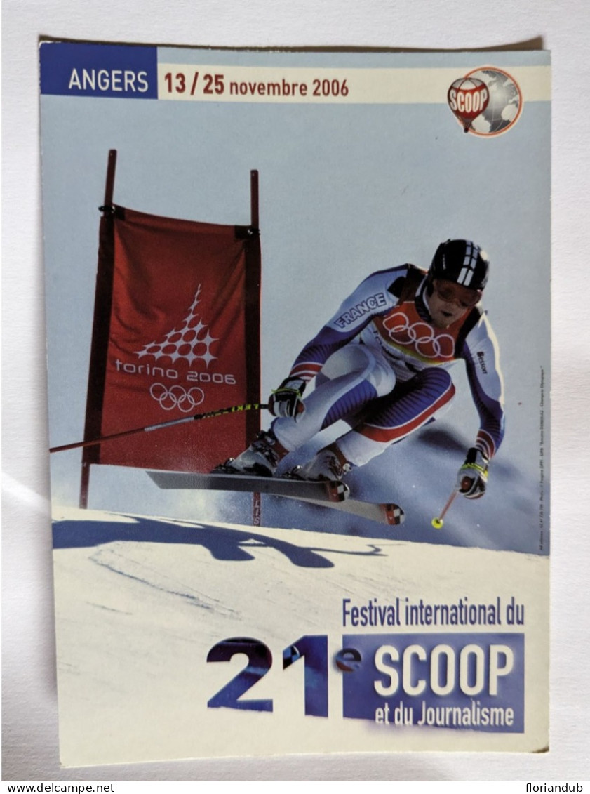 CP - Ski Angers 21e Festival International Du Scoop Et Du Journalisme 2006 - Deportes De Invierno
