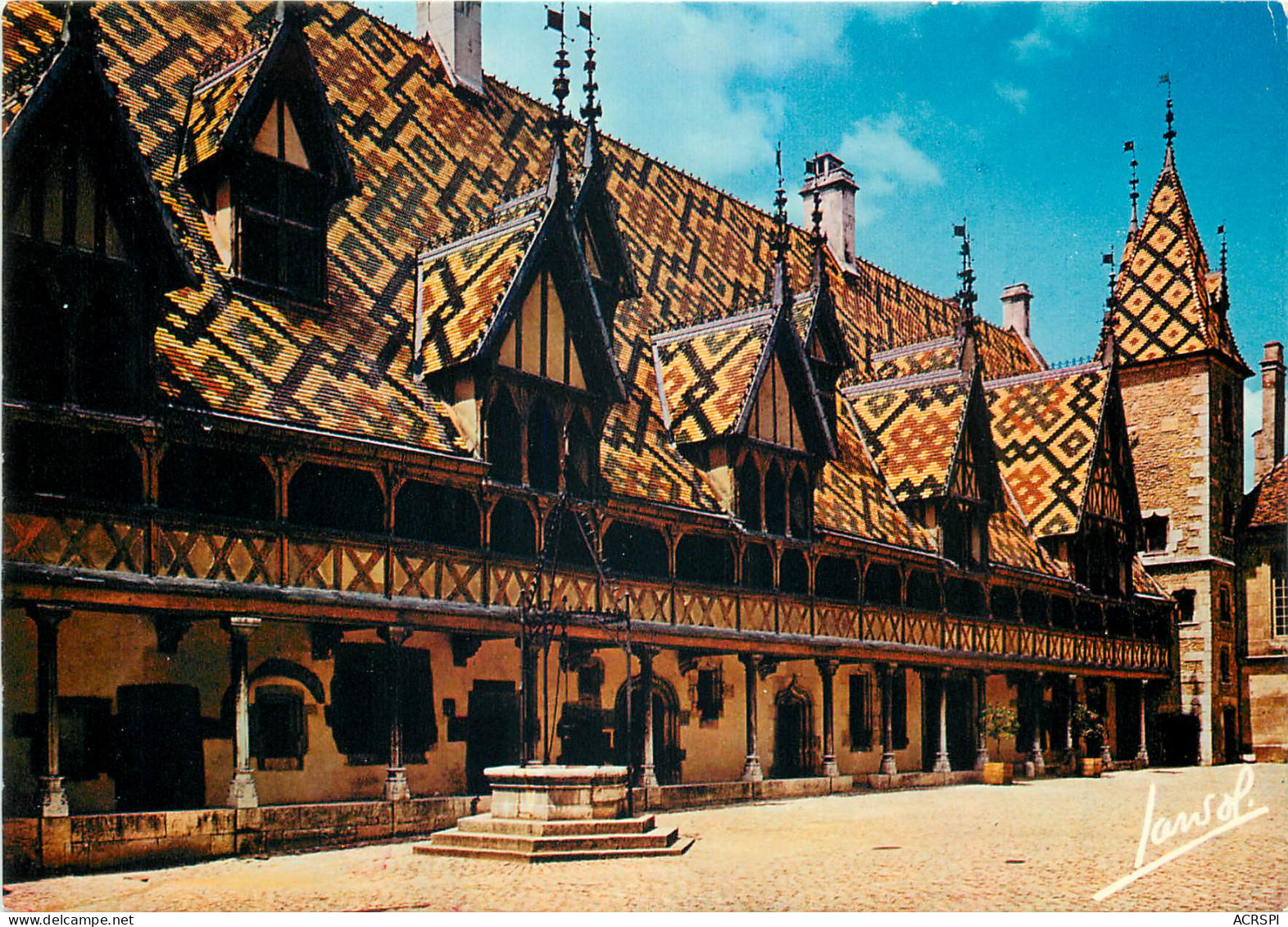 BEAUNE Cour D Honneur Le Puits Main Courtyard 4(scan Recto Verso)MF2777 - Beaune