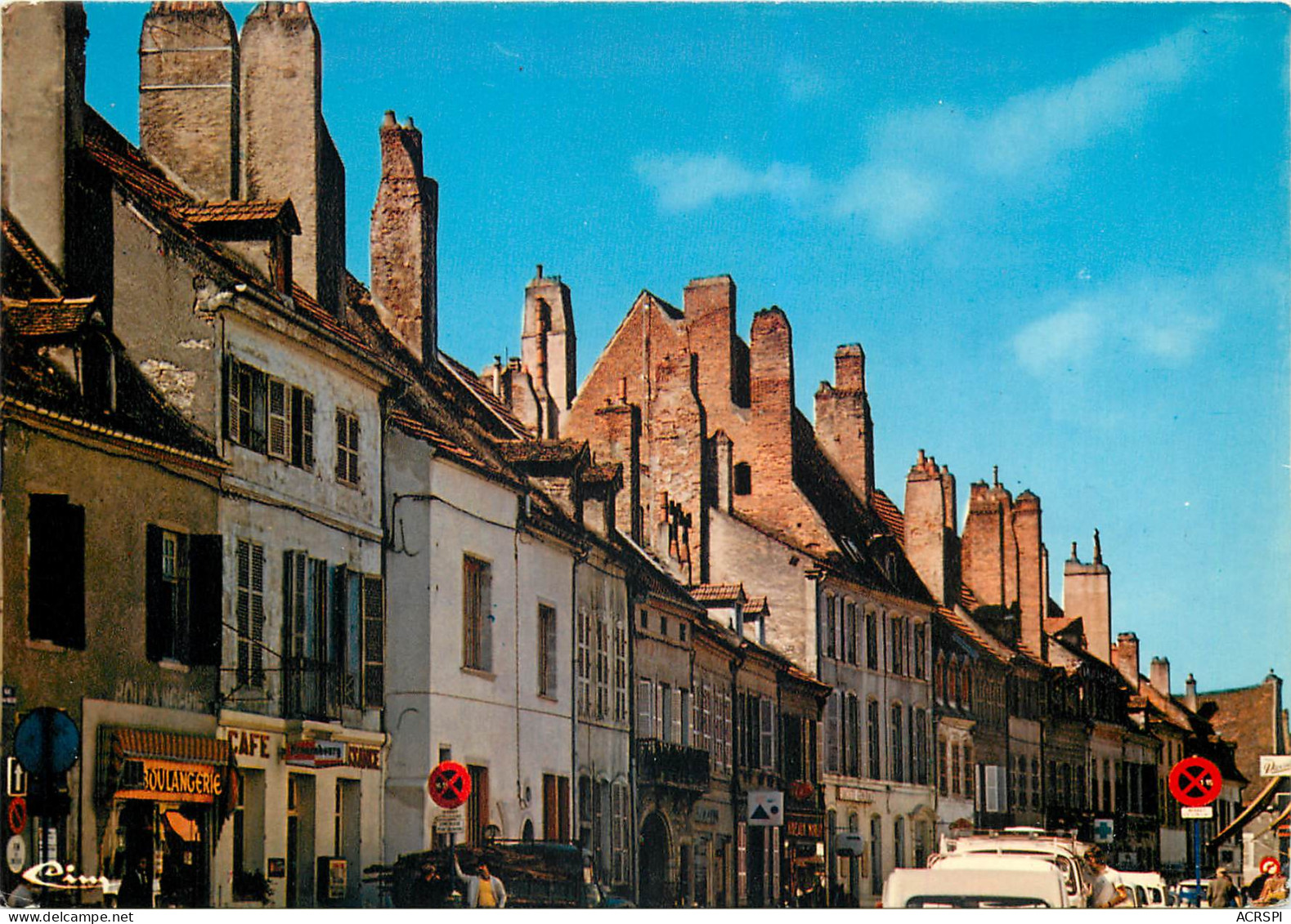 AUXONNE Les Curieuses Cheminees Rue E Gruel 28(scan Recto Verso)MF2777 - Auxonne