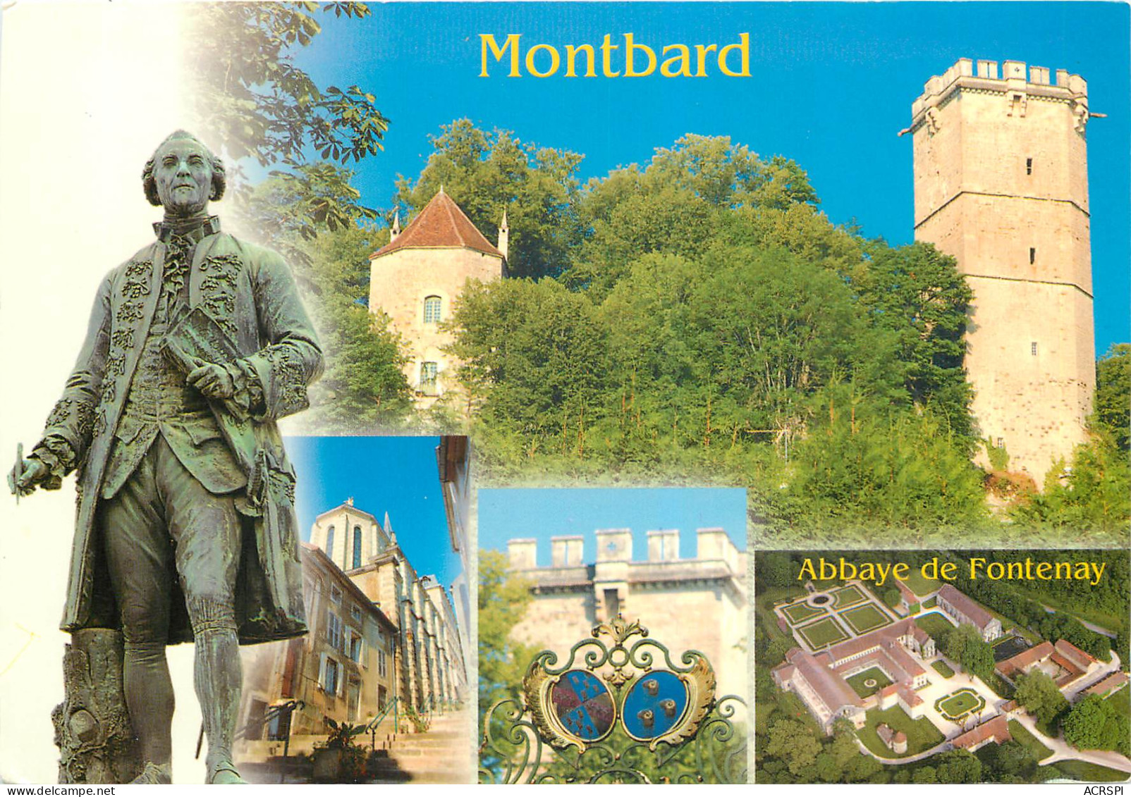 MONTBARD Le Naturaliste Buffon 1 (scan Recto Verso)MF2778 - Montbard