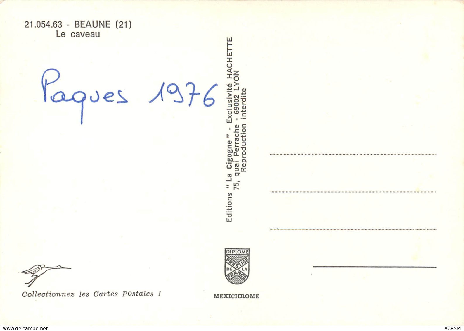 BEAUNE Le Caveau 4(scan Recto Verso)MF2778 - Beaune