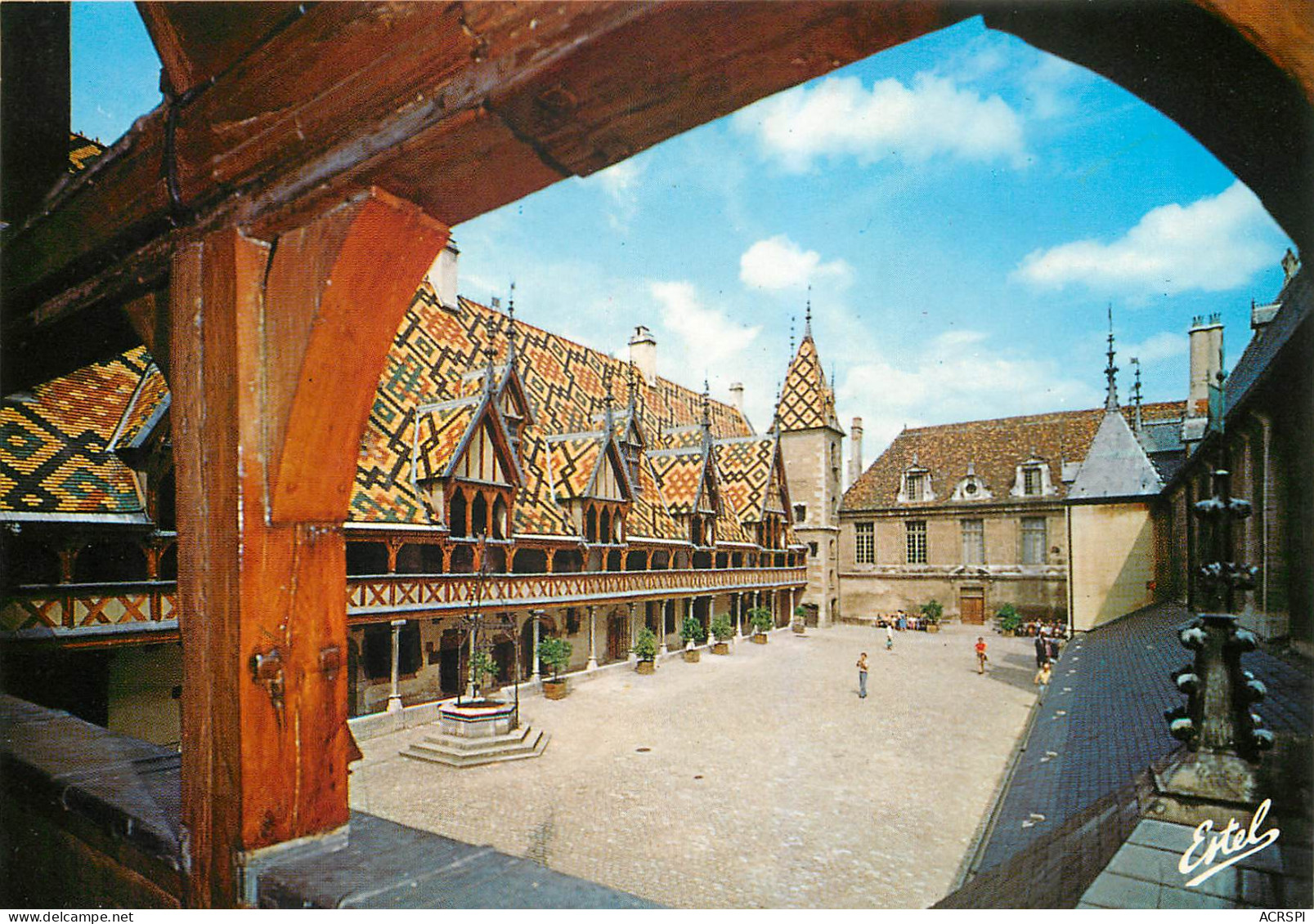 BEAUNE La Cour D Honneur De L Hotel Dieu 23(scan Recto Verso)MF2778 - Beaune