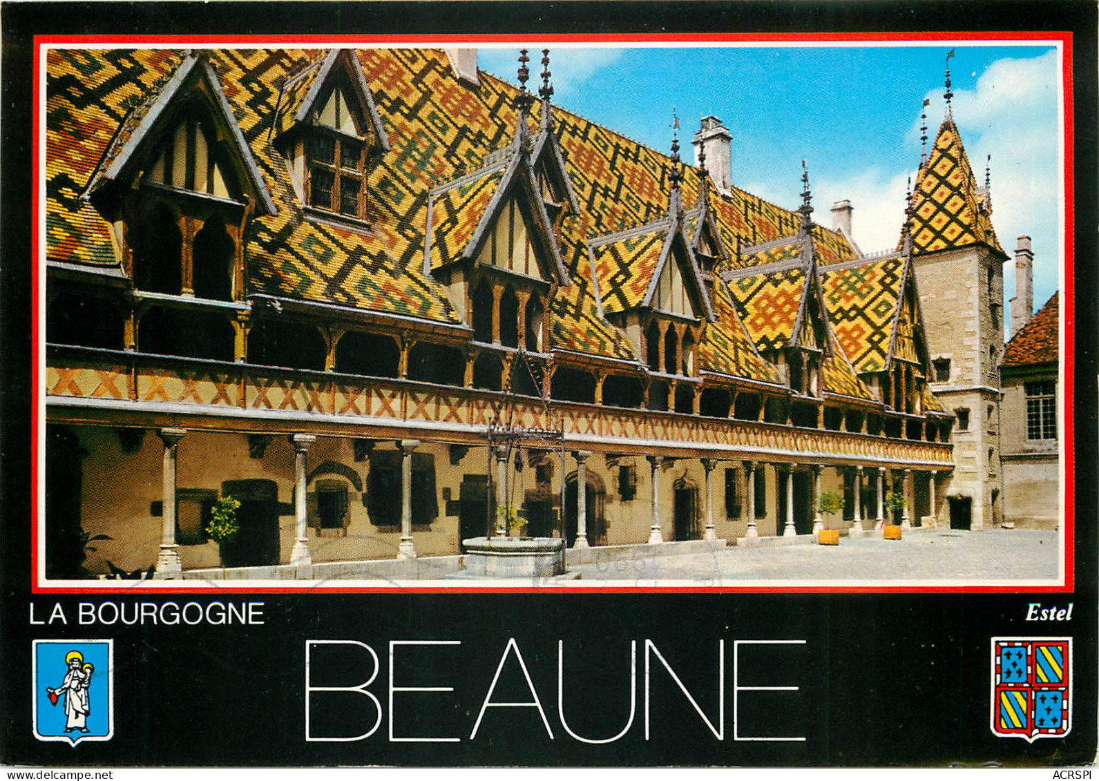 BEAUNE La Cour D Honneur De L Hotel Dieu Fonde En 1443 29(scan Recto Verso)MF2778 - Beaune