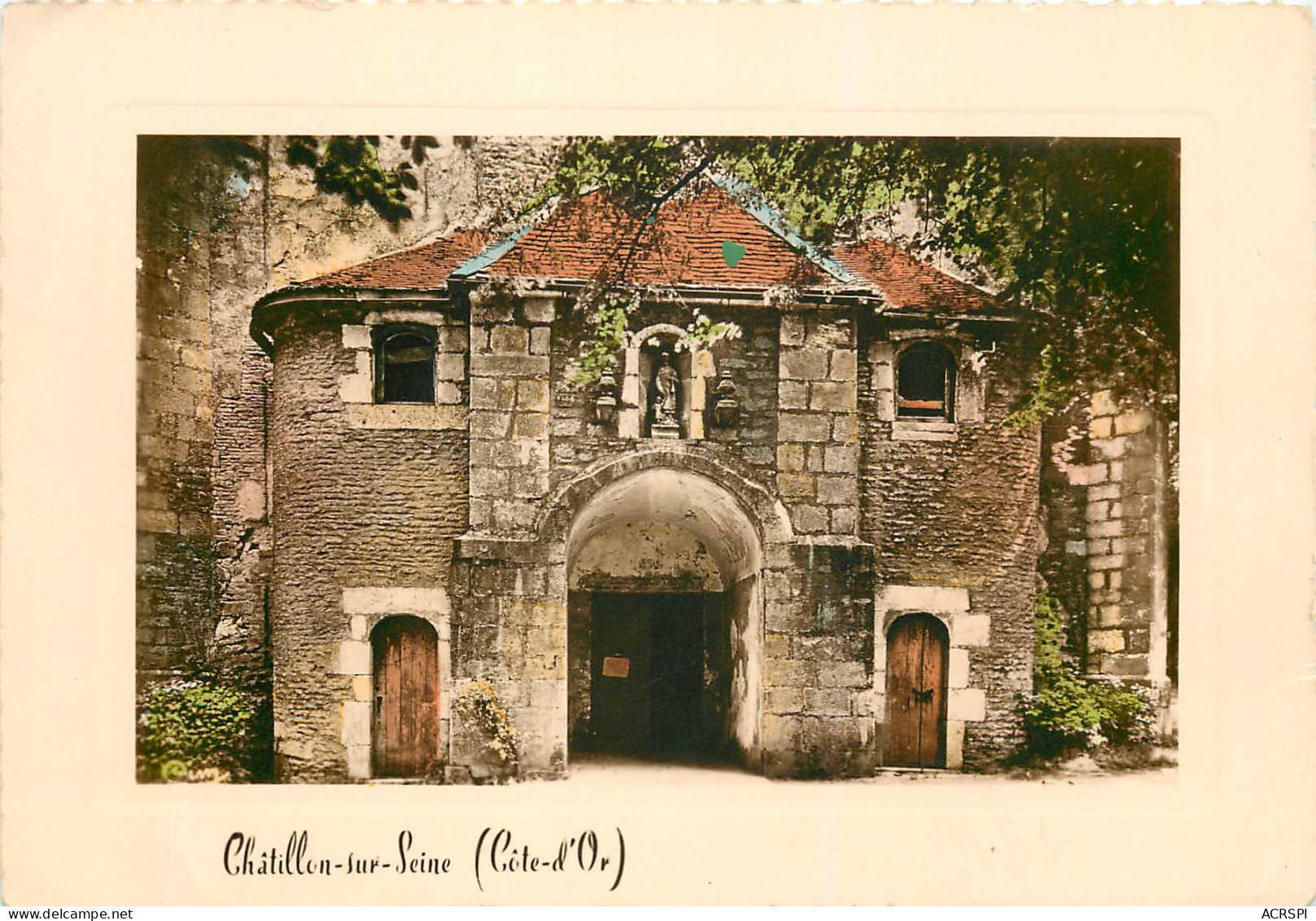 CHATILLON SUR SEINE L Eglise St Vorles Le Porche 2 (scan Recto Verso)MF2781 - Chatillon Sur Seine