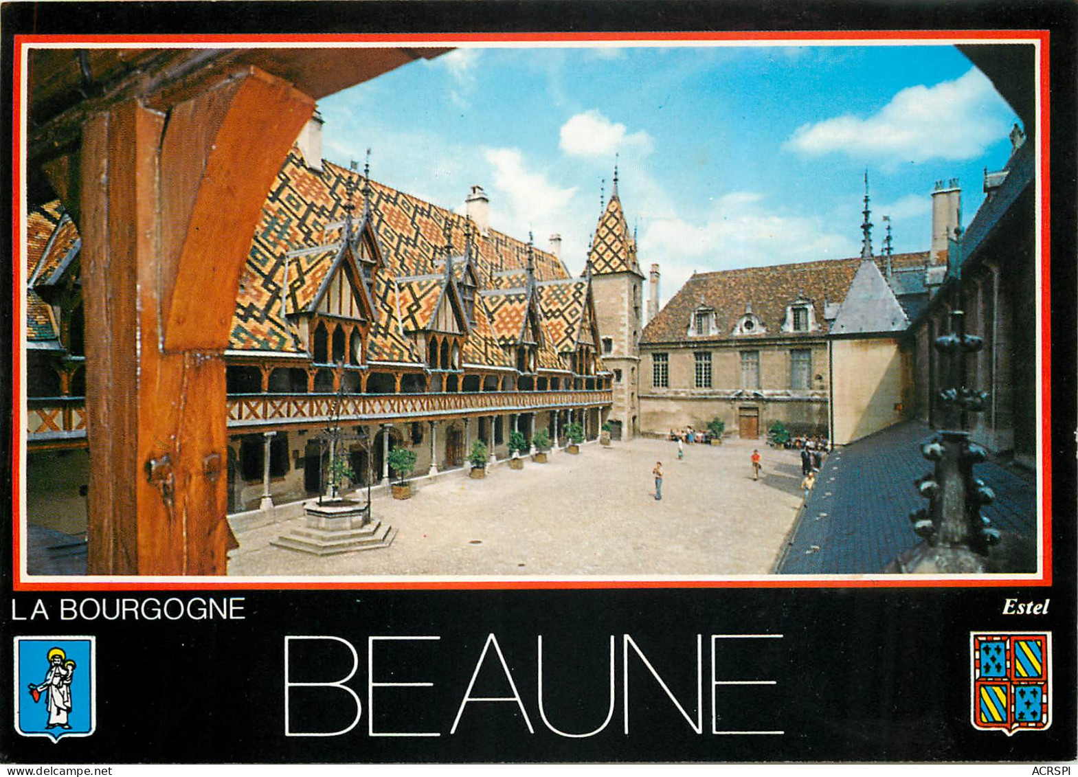 BEAUNE La Cour D Honneur De L Hotel Dieu 11(scan Recto Verso)MF2783 - Beaune