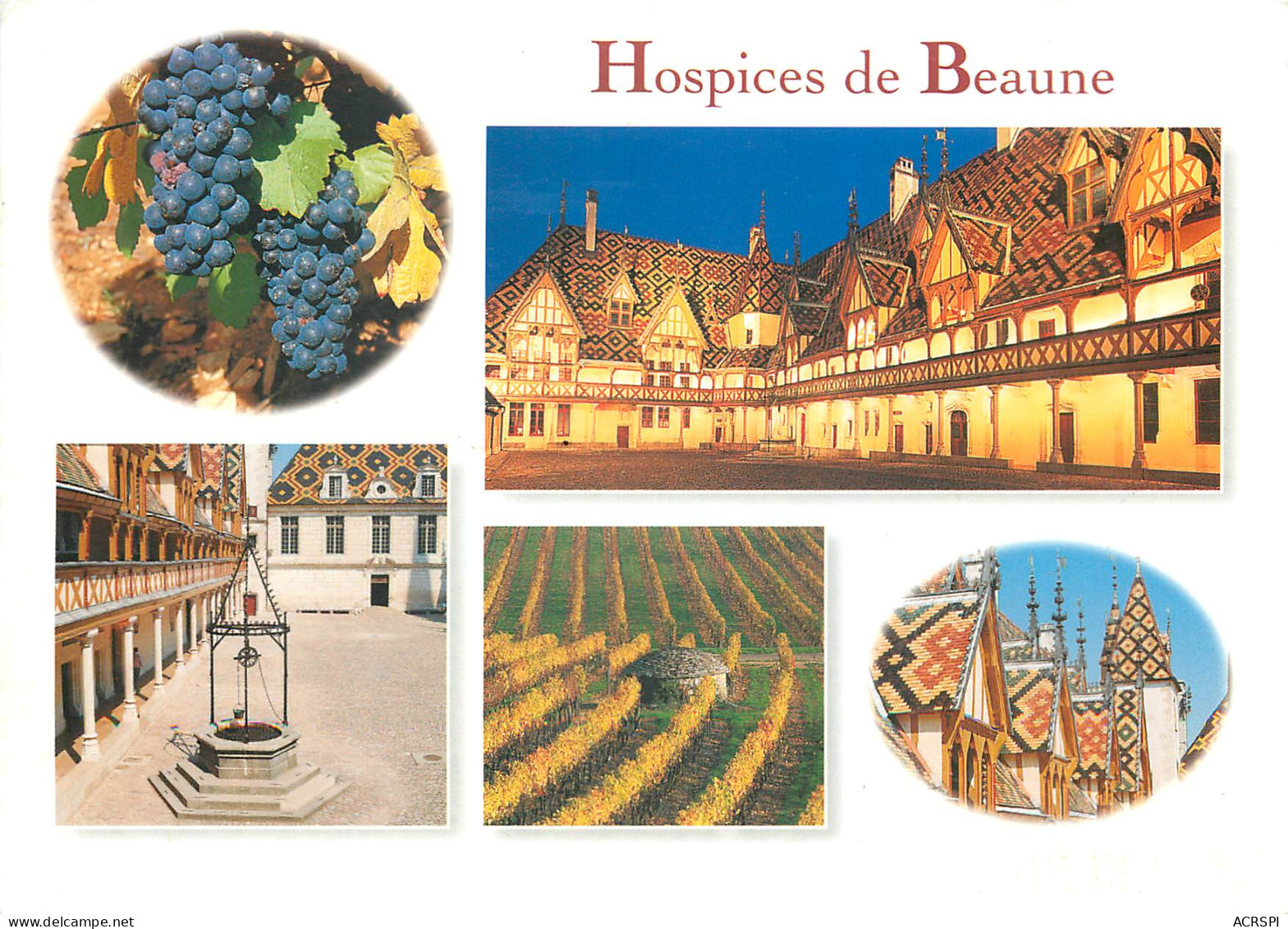 Hospice De BEAUNE La Cour D Honneur 29(scan Recto Verso)MF2786 - Beaune