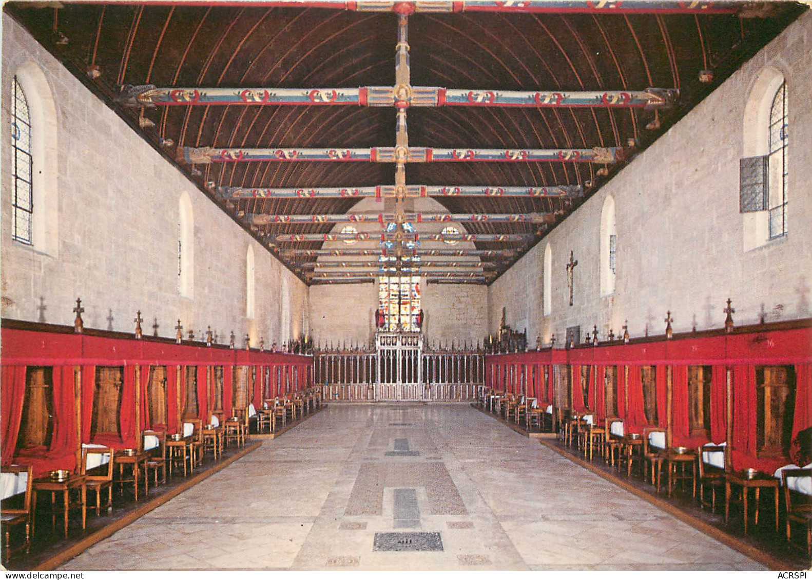 BEAUNE La Salle Des Povres Au Fond La Chapelle Hotel Dieu 5(scan Recto Verso)MF2787 - Beaune