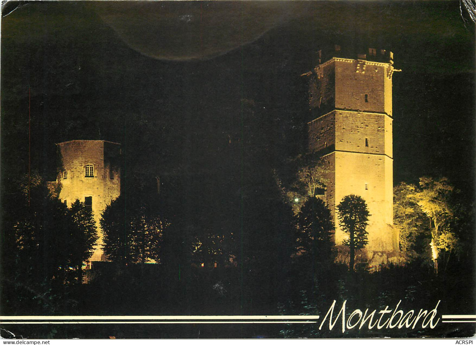 MONTBARD LES ILLUMINATIONS Les Tours Saint Louis 23(scan Recto Verso)MF2787 - Montbard