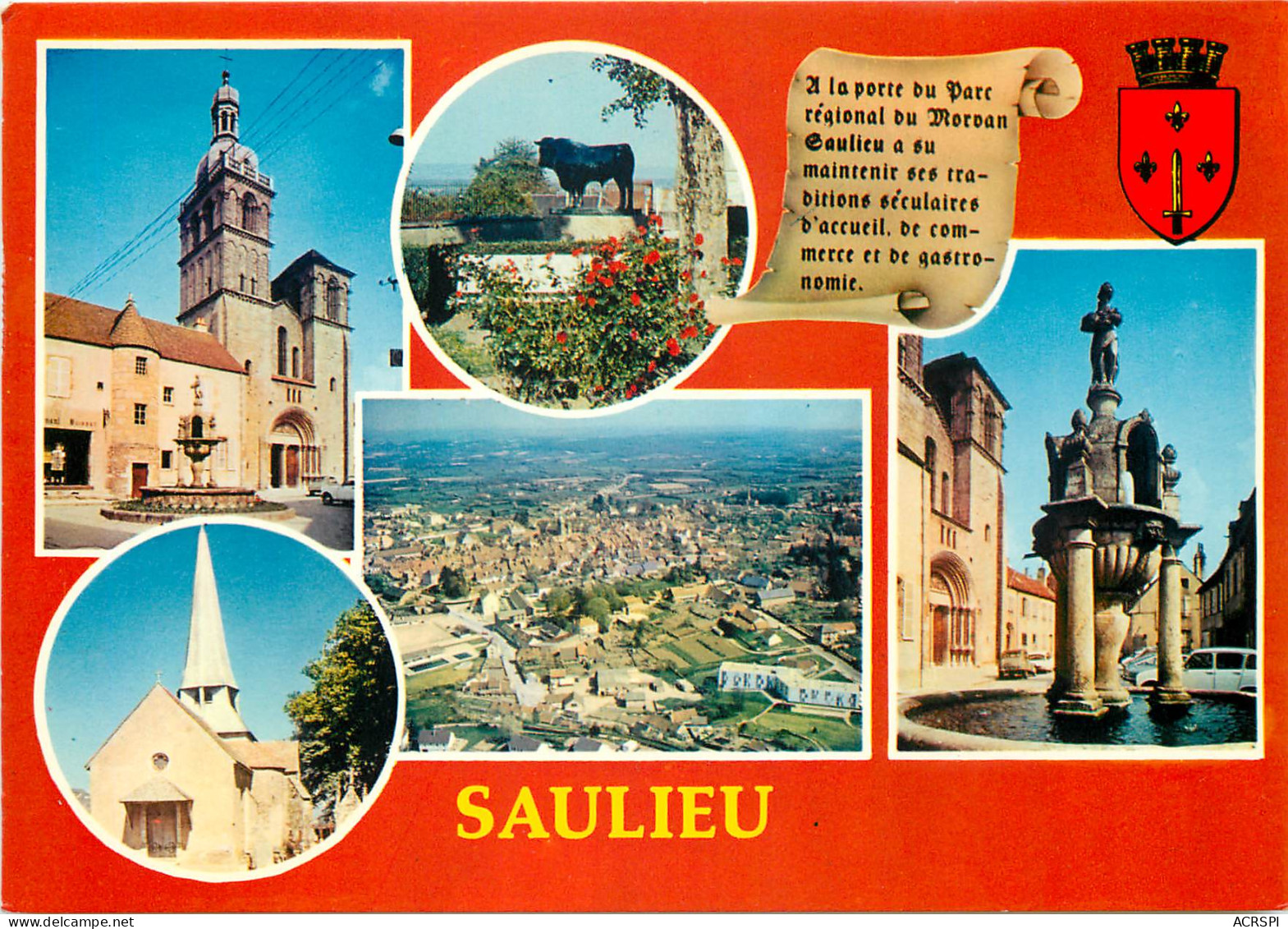 SAULIEU Basilique Saint Andoche 8(scan Recto Verso)MF2789 - Saulieu