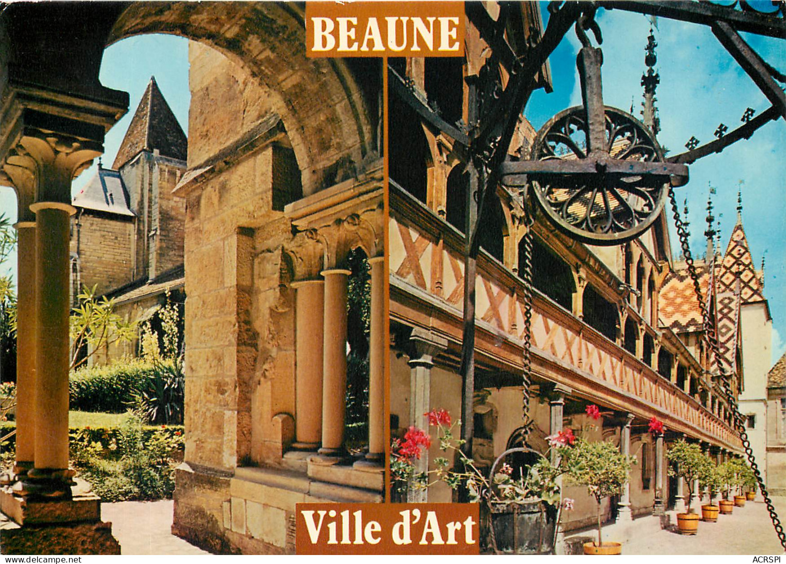 BEAUNE Le Chateau De N Dame Et La Cour D Honneur Des Hospices 24(scan Recto Verso)MF2792 - Beaune