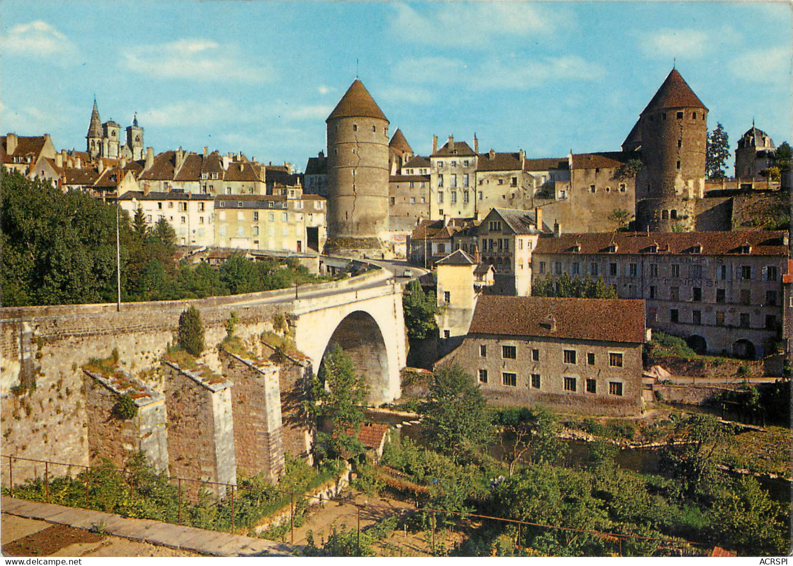 SEMUR EN AUXOIS Vue Generale 19(scan Recto Verso)MF2792 - Semur