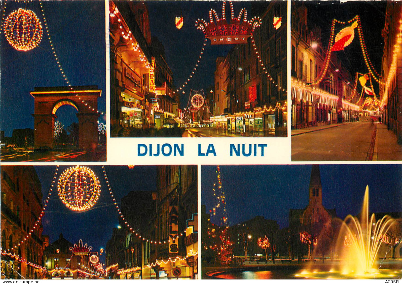 DIJON LA NUIT Illuminations De La Ville 16(scan Recto Verso)MF2792 - Dijon