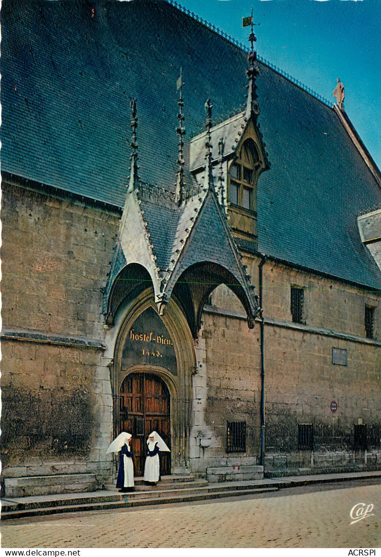 BEAUNE Hotel Dieu Porte  D'entree L Auvent 20(scan Recto Verso)MF2793 - Beaune