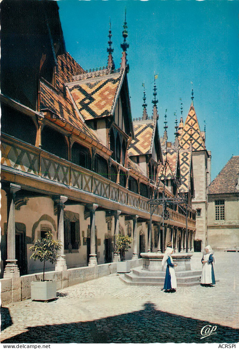 BEAUNE Hotel Dieu Cour D Honneur Les Pignons 19(scan Recto Verso)MF2793 - Beaune