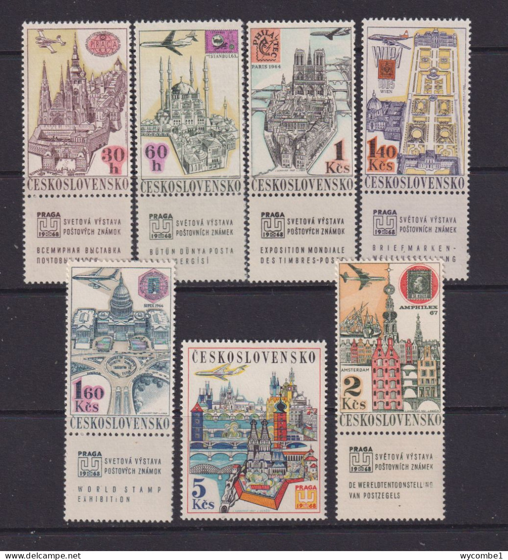 CZECHOSLOVAKIA  - 1967 Prague Stamp Exhibition Set Never Hinged Mint - Unused Stamps