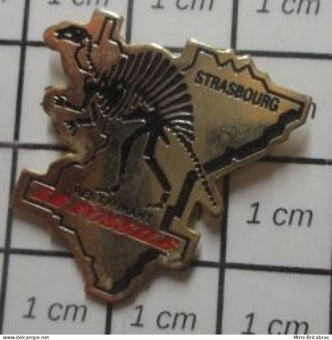 3617 Pin's Pins / Beau Et Rare / ALIMENTATION / RESTAURANT LE FOSSILE STRASBOURG SQUELETTE DINOSAURE - Food