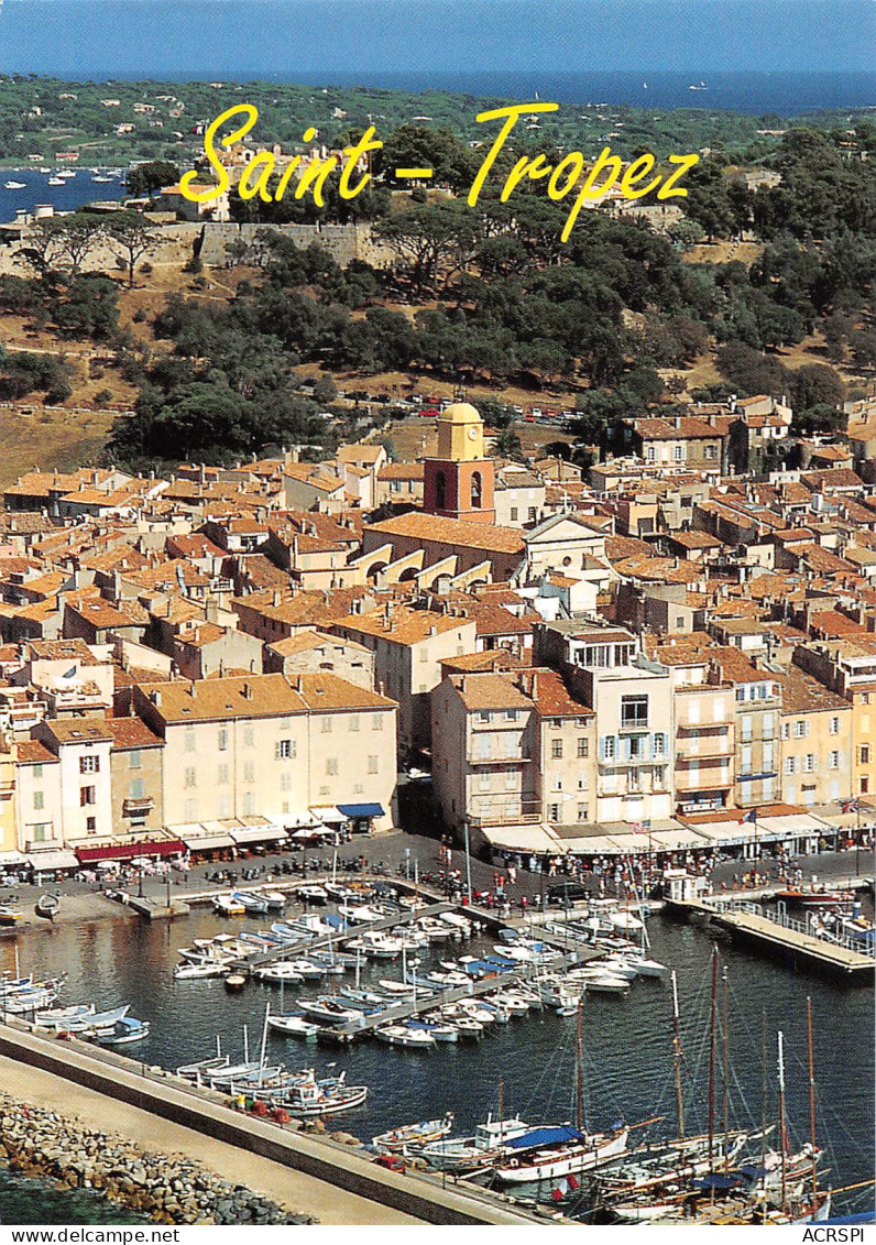 SAINT TROPEZ  Vue Générale Du Port Vue Du Ciel  19 (scan Recto Verso)MF2794TER - Saint-Tropez