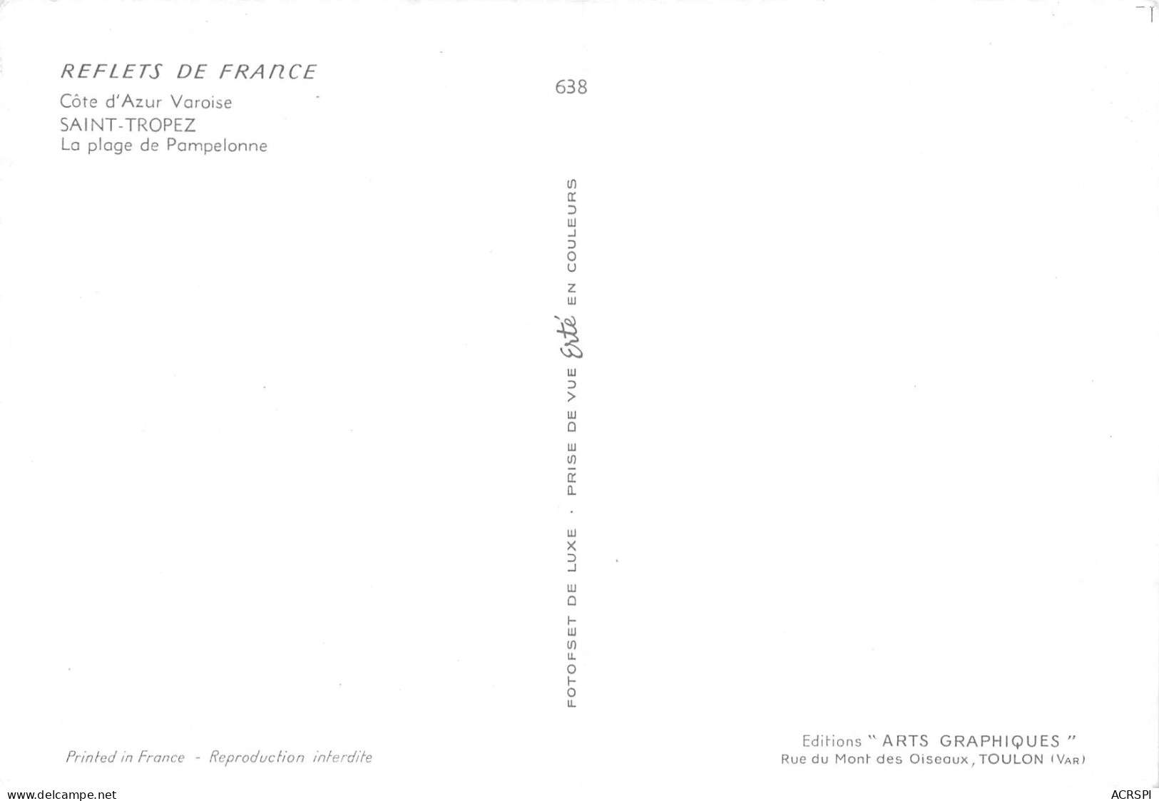SAINT TROPEZ  Plage De Pampelonne   29 (scan Recto Verso)MF2794TER - Saint-Tropez